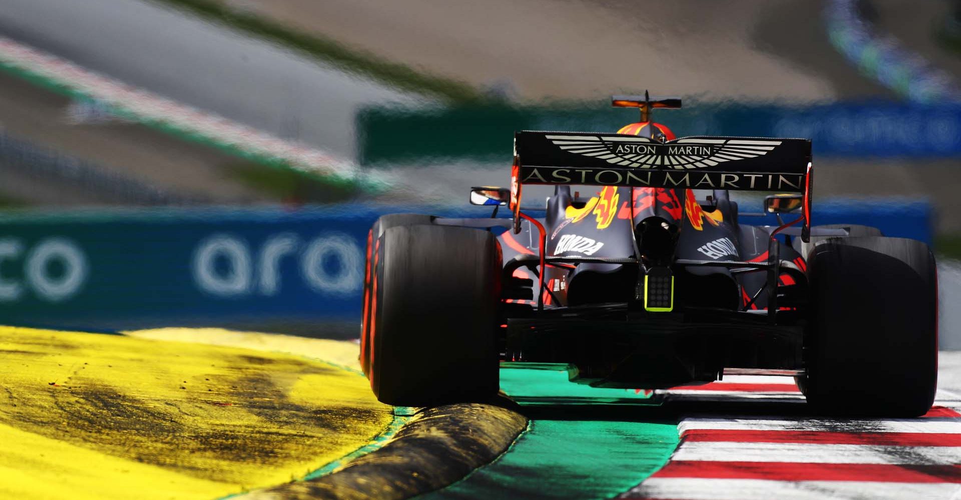 SPIELBERG, AUSTRIA - JULY 12: Max Verstappen of the Netherlands driving the (33) Aston Martin Red Bull Racing RB16 on track during the Formula One Grand Prix of Styria at Red Bull Ring on July 12, 2020 in Spielberg, Austria. (Photo by Mark Thompson/Getty Images) // Getty Images / Red Bull Content Pool  // AP-24KXHYT691W11 // Usage for editorial use only //