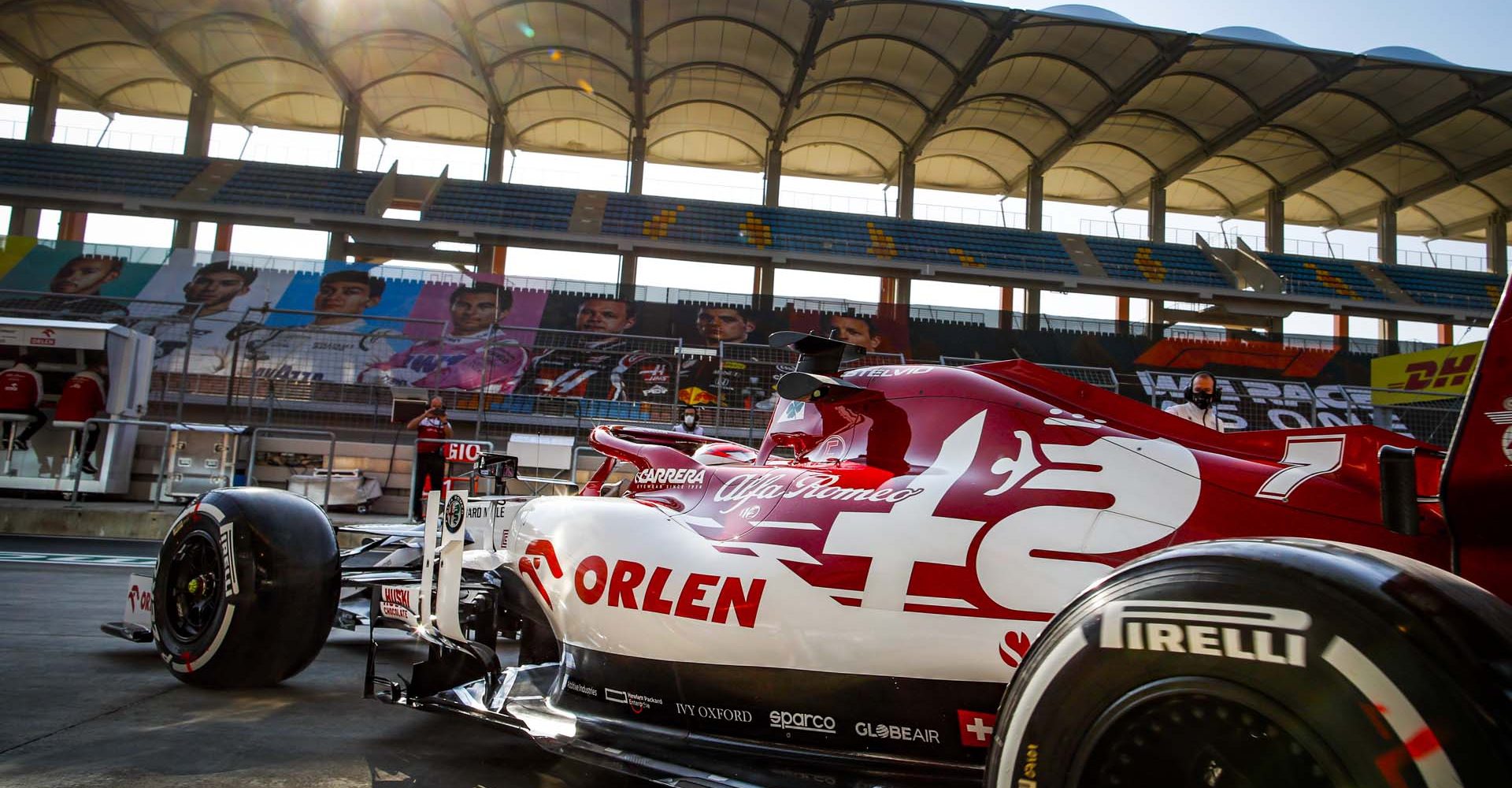 RAIKKONEN Kimi Räikkönen (fin), Alfa Romeo Racing ORLEN C39, action during the Formula 1 DHL Turkish Grand Prix 2020, from November 13 to 15, 2020 on the  Intercity Istanbul Park, in Tuzla, near Istanbul, Turkey - Photo Florent Gooden / DPPI