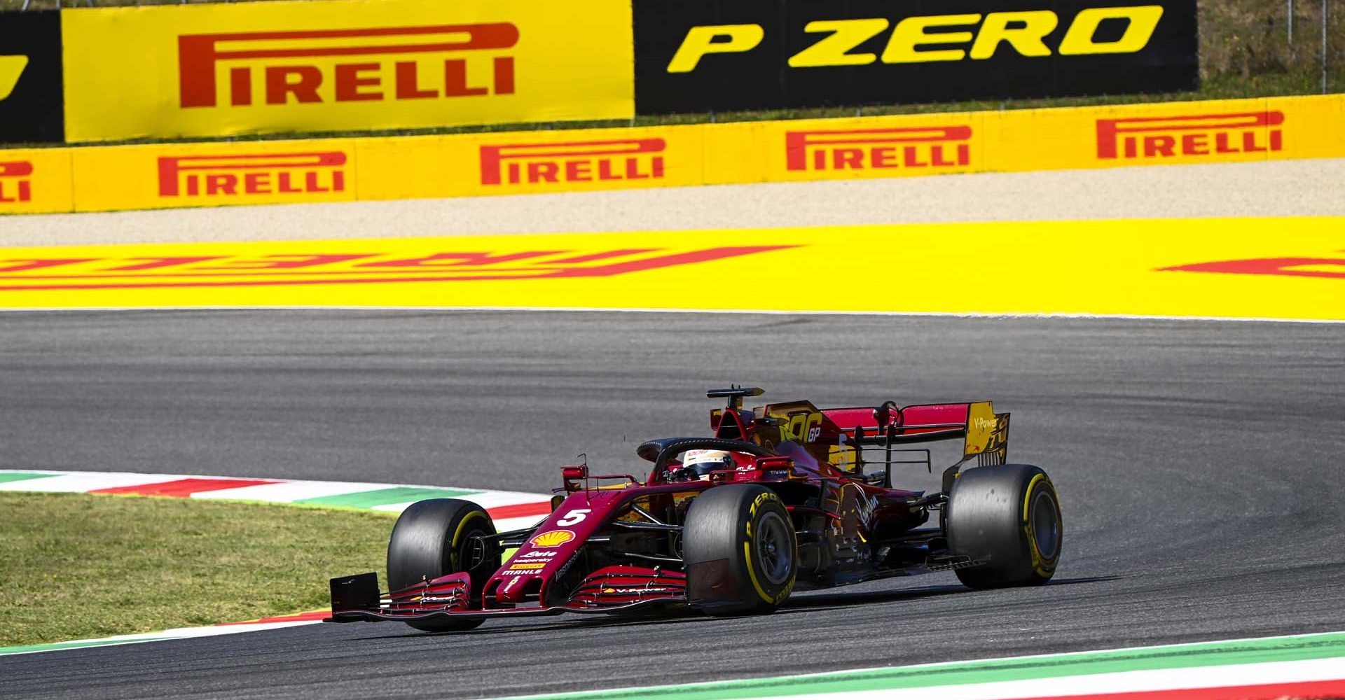 MUGELLO CIRCUIT, ITALY - SEPTEMBER 12: Sebastian Vettel, Ferrari SF1000 during the Tuscany GP at Mugello Circuit on Saturday September 12, 2020, Italy. (Photo by Mark Sutton / LAT Images)