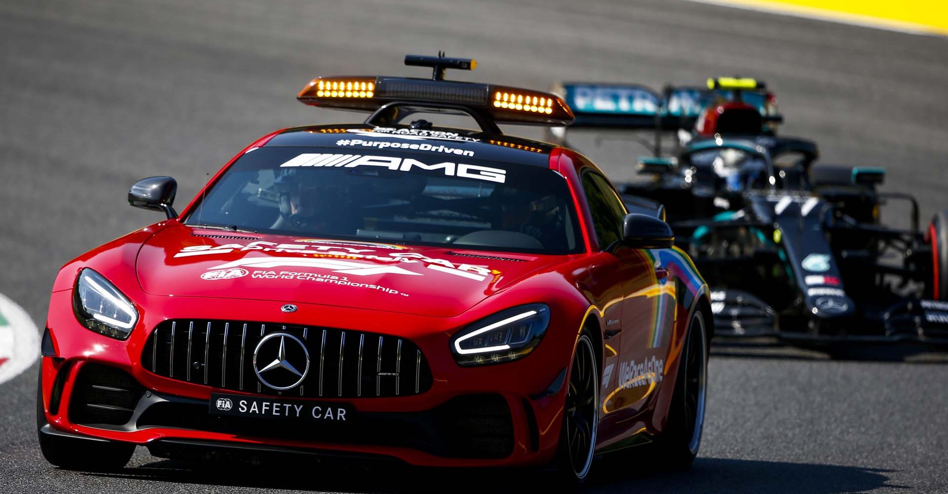 2020 Tuscan Grand Prix, Sunday - LAT Images Safety Car Mercedes Valtteri Bottas