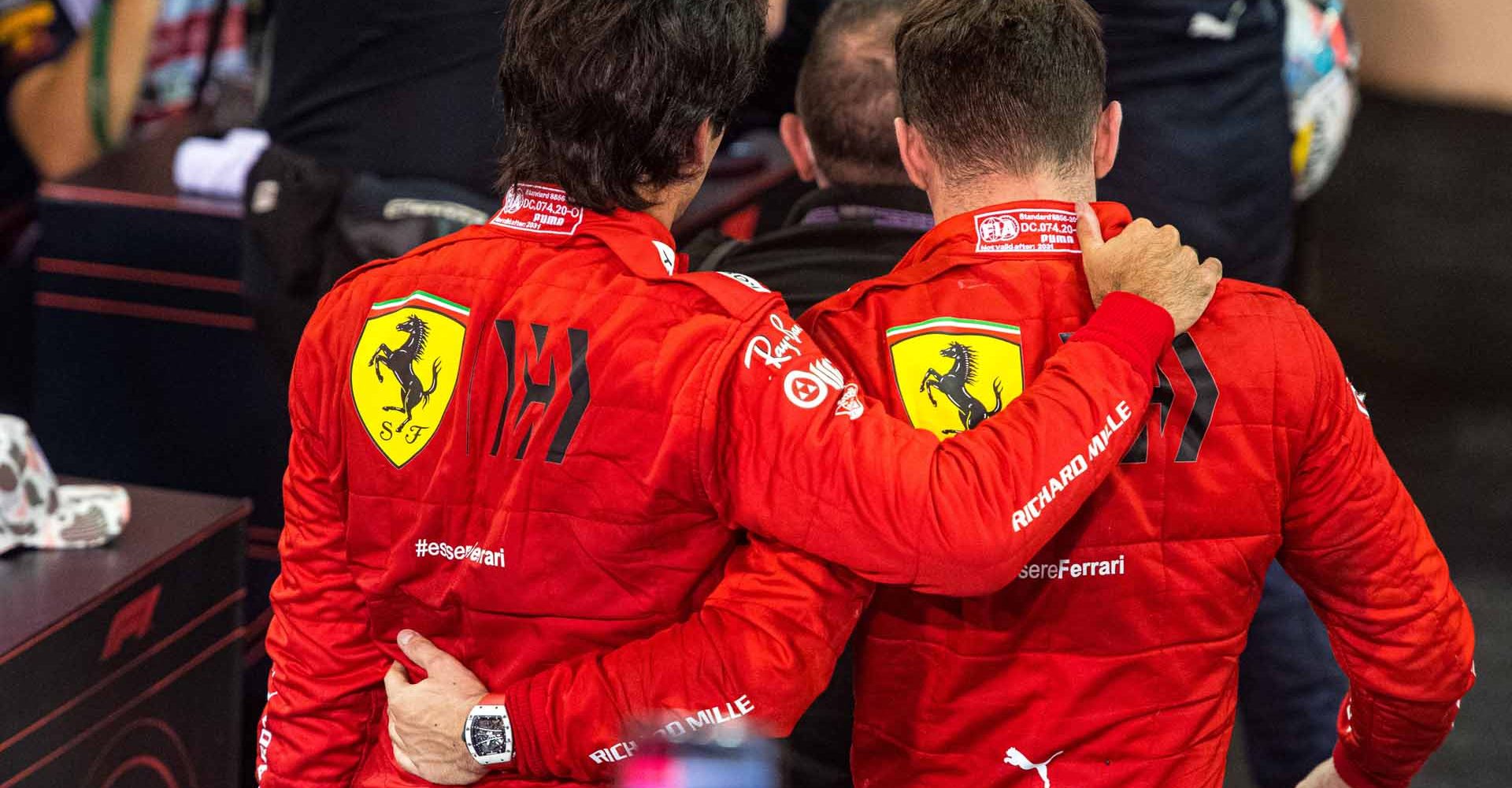 GP ABU DHABI F1/2021 - DOMENICA 12/12/2021 
credit: @Scuderia Ferrari Press Office Charles Leclerc Carlos Sainz