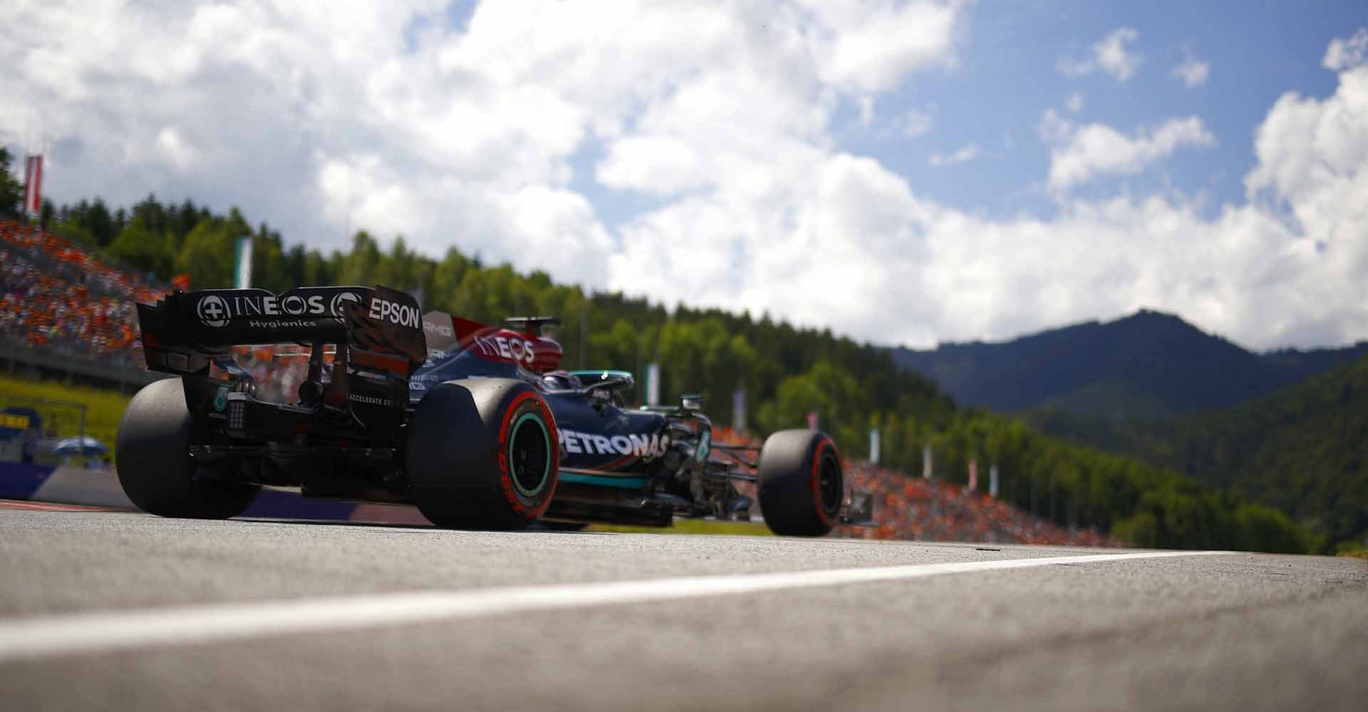 RED BULL RING, AUSTRIA - JULY 03: Sir Lewis Hamilton, Mercedes W12 during the Austrian GP at Red Bull Ring on Saturday July 03, 2021 in Spielberg, Austria. (Photo by Andy Hone / LAT Images)