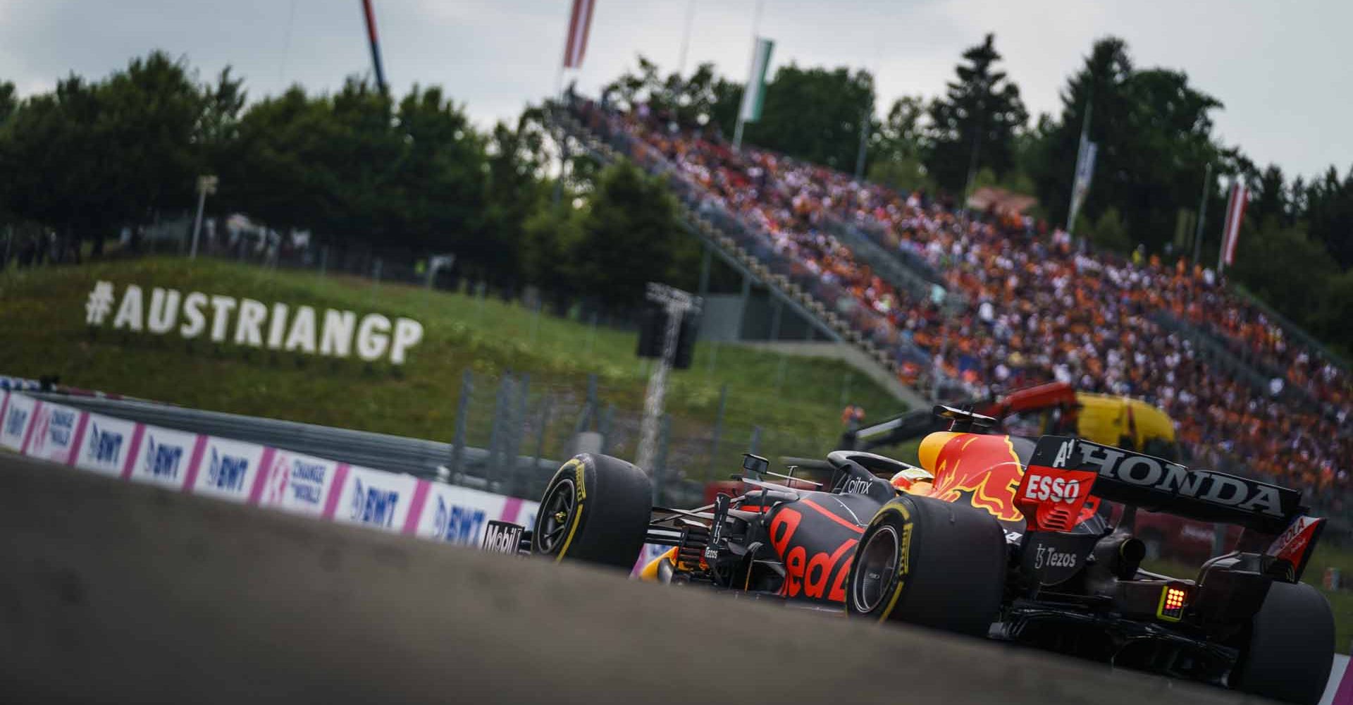 Max Verstappen races during the FIA Formula One World Championship 2021 in Spielberg, Austria on July 4, 2021