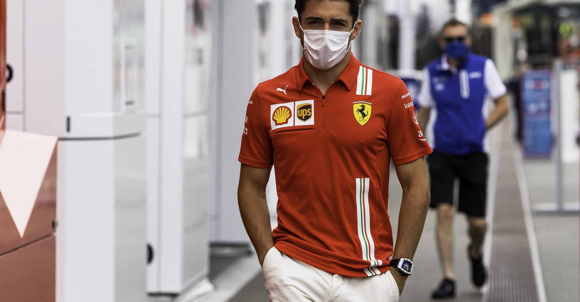 FERRARI F1 GP AUSTRIA - GIOVEDI 01/06/2021 credit @Scuderia Ferrari Press Office Charles Leclerc