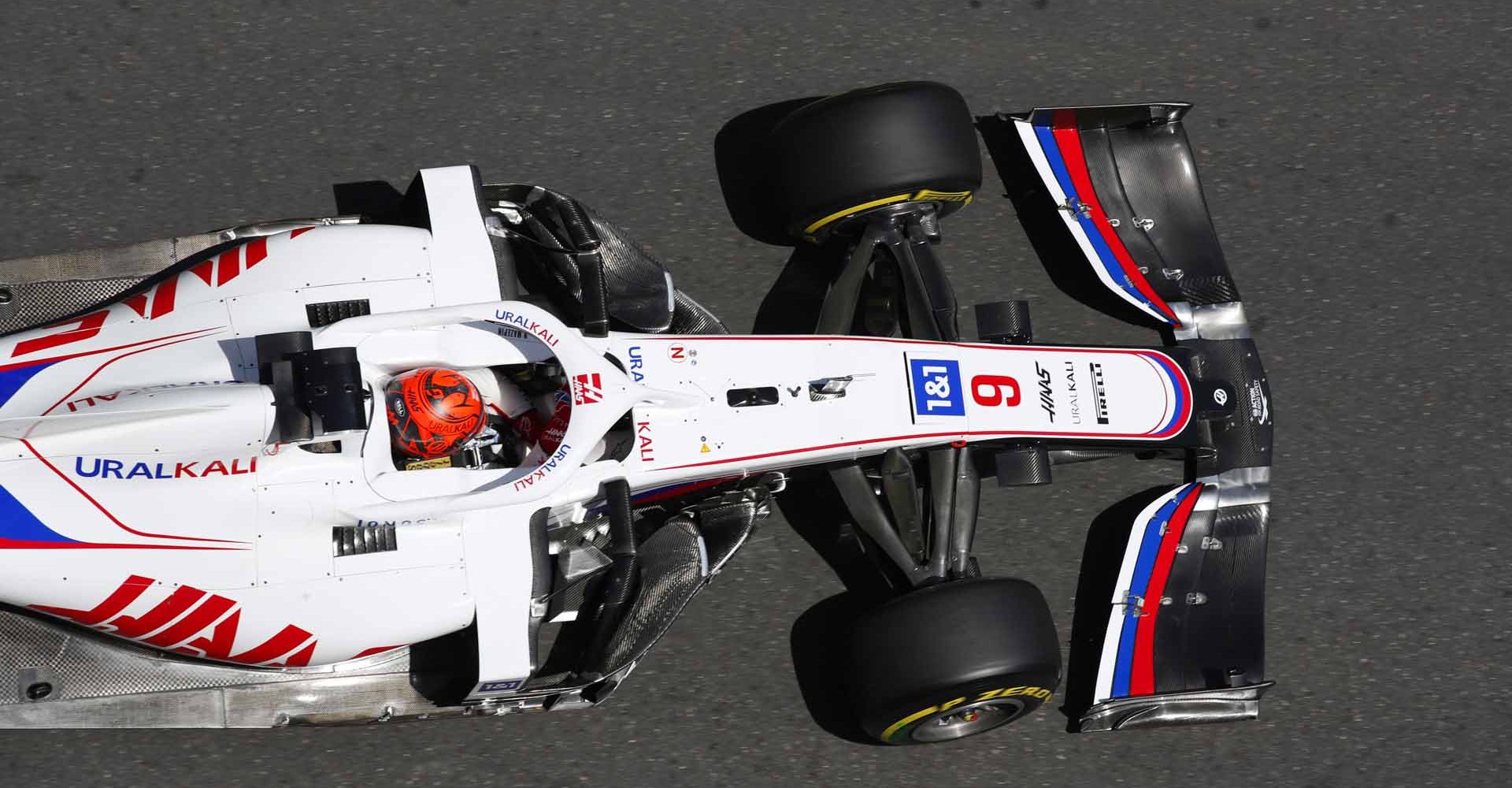 BAKU CITY CIRCUIT, AZERBAIJAN - JUNE 04: Nikita Mazepin, Haas VF-21 during the Azerbaijan GP at Baku City Circuit on Friday June 04, 2021 in Baku, Azerbaijan. (Photo by Charles Coates / LAT Images)