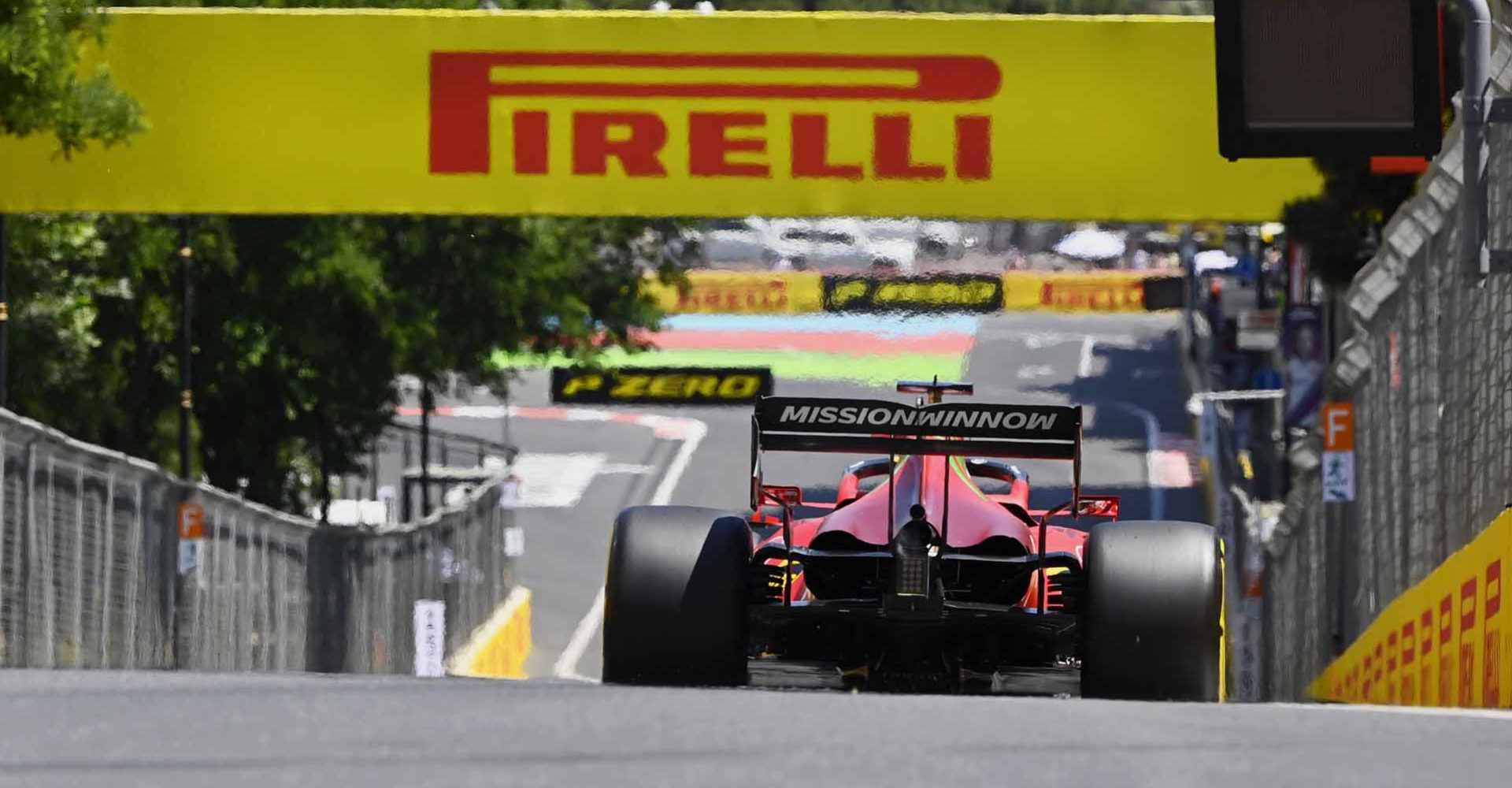 BAKU CITY CIRCUIT, AZERBAIJAN - JUNE 05: Charles Leclerc, Ferrari SF21 during the Azerbaijan GP at Baku City Circuit on Saturday June 05, 2021 in Baku, Azerbaijan. (Photo by Mark Sutton / LAT Images)