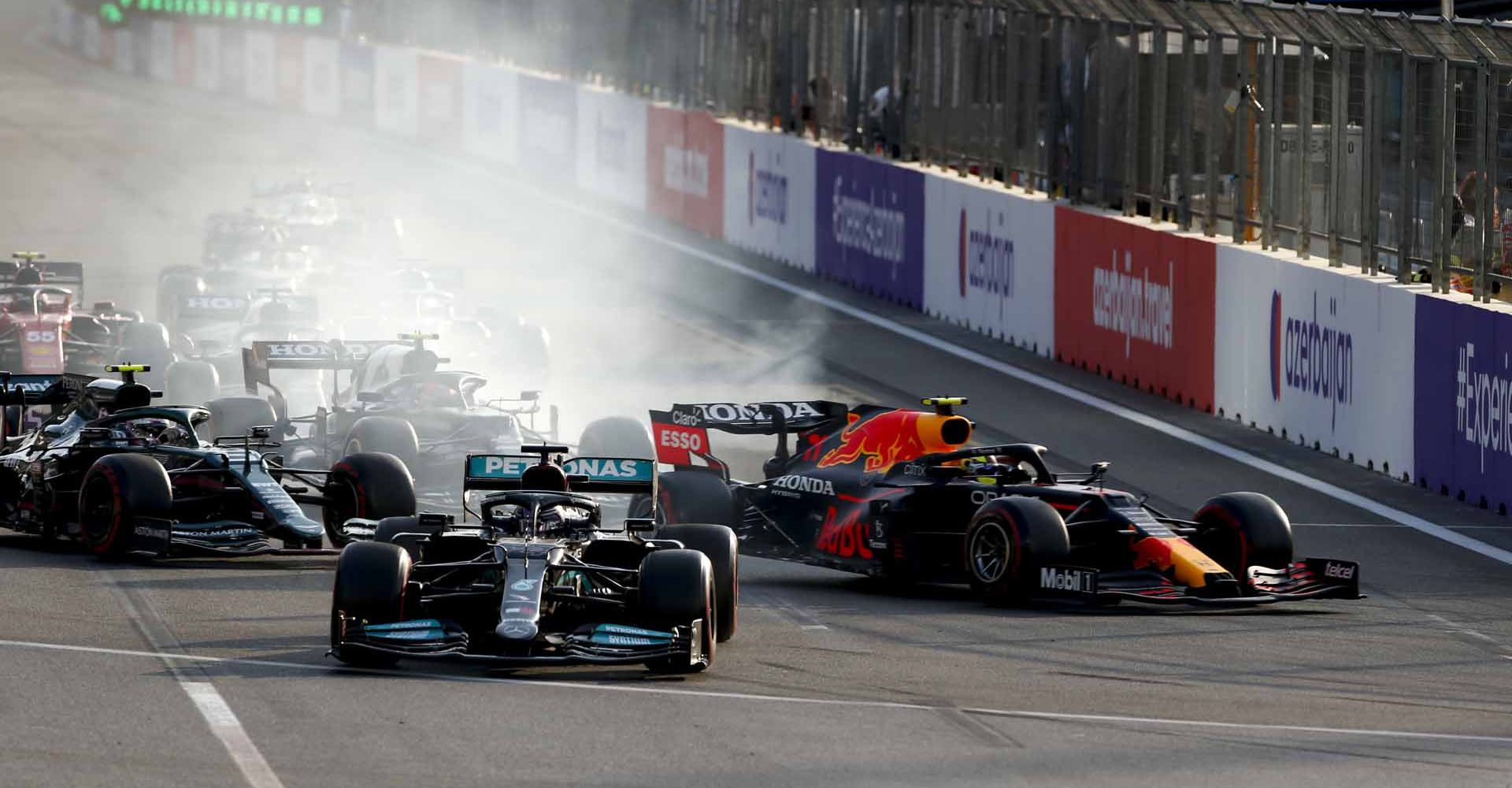 2021 Azerbaijan Grand Prix, Sunday - Jiri Krenek Lewis Hamilton Mercedes