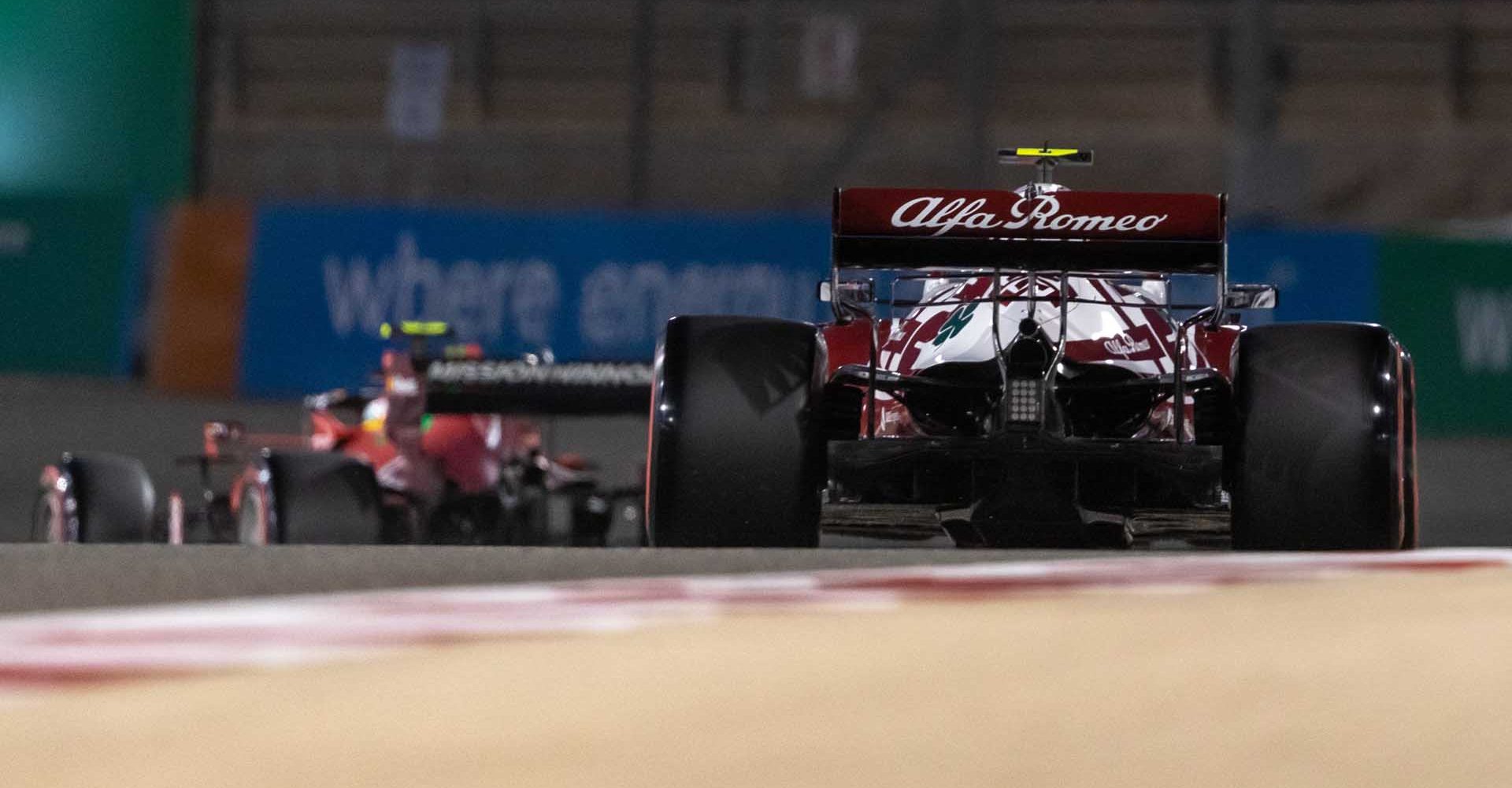 99 GIOVINAZZI Antonio (ita), Alfa Romeo Racing ORLEN C41, action  during Formula 1 Gulf Air Bahrain Grand Prix 2021 from March 26 to 28, 2021 on the Bahrain International Circuit, in Sakhir, Bahrain - Photo Frédéric Le Floc’h / DPPI