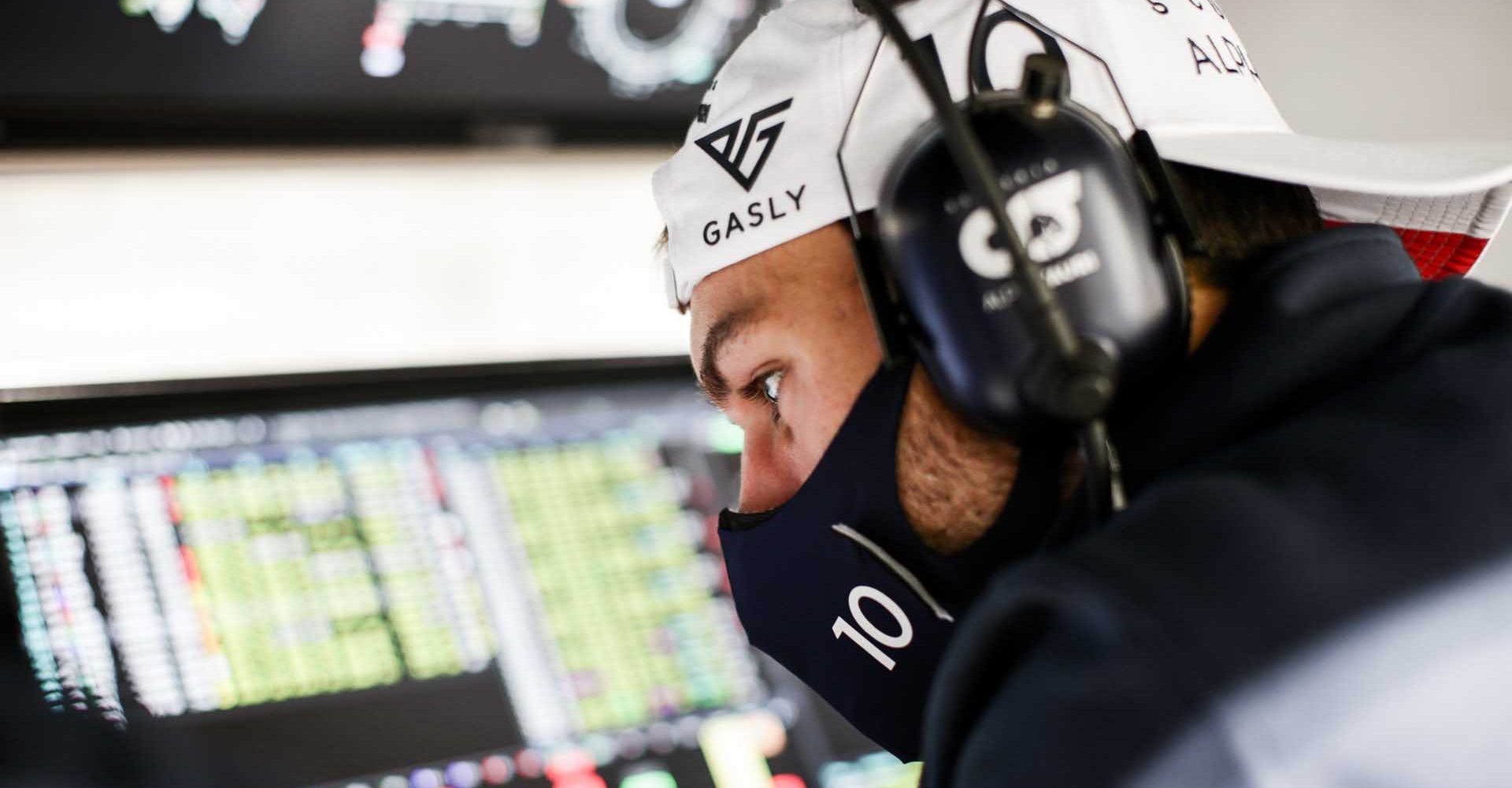 BAHRAIN, BAHRAIN - MARCH 14: Pierre Gasly of Scuderia AlphaTauri and France  during Day Three of F1 Testing at Bahrain International Circuit on March 14, 2021 in Bahrain, Bahrain. (Photo by Peter Fox/Getty Images) // Getty Images / Red Bull Content Pool  // SI202103140350 // Usage for editorial use only //