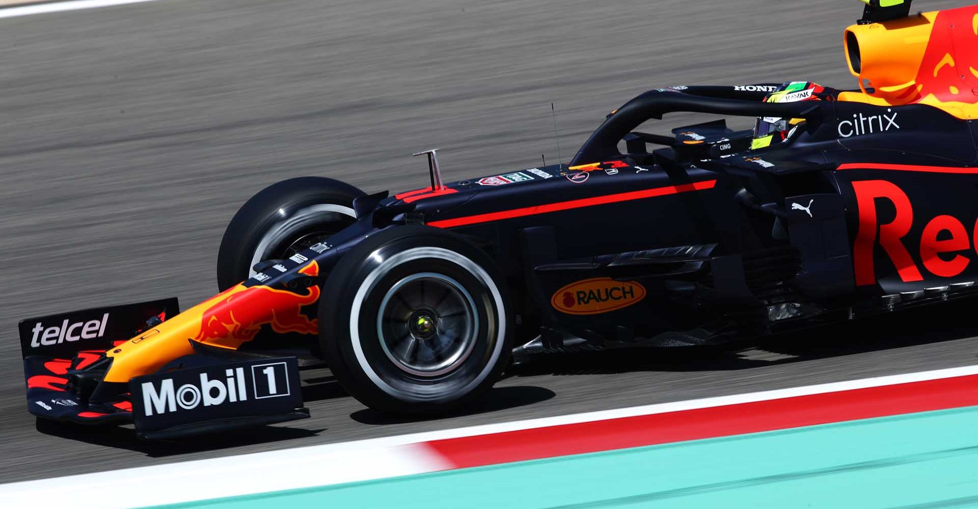 BAHRAIN, BAHRAIN - MARCH 14: Sergio Perez of Mexico driving the (11) Red Bull Racing RB16B Honda on track during Day Three of F1 Testing at Bahrain International Circuit on March 14, 2021 in Bahrain, Bahrain. (Photo by Joe Portlock/Getty Images) // Getty Images / Red Bull Content Pool  // SI202103140042 // Usage for editorial use only //