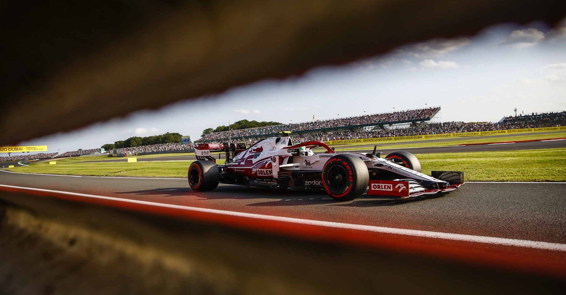 99 GIOVINAZZI Antonio (ita), Alfa Romeo Racing ORLEN C41, action during the Formula 1 Pirelli British Grand Prix 2021, 10th round of the 2021 FIA Formula One World Championship from July 16 to 18, 2021 on the Silverstone Circuit, in Silverstone, United Kingdom - Photo Xavi Bonilla / DPPI