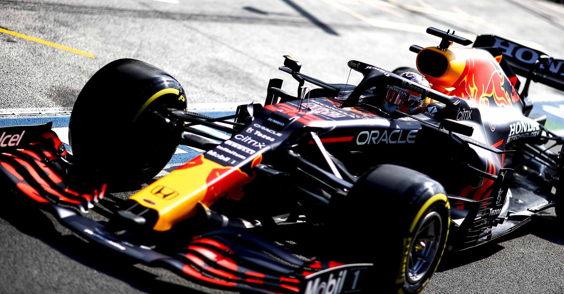 CIRCUIT ZANDVOORT, NETHERLANDS - SEPTEMBER 03: Max Verstappen, Red Bull Racing RB16B during the Dutch GP at Circuit Zandvoort on Friday September 03, 2021 in North Holland, Netherlands. (Photo by Andy Hone / LAT Images)