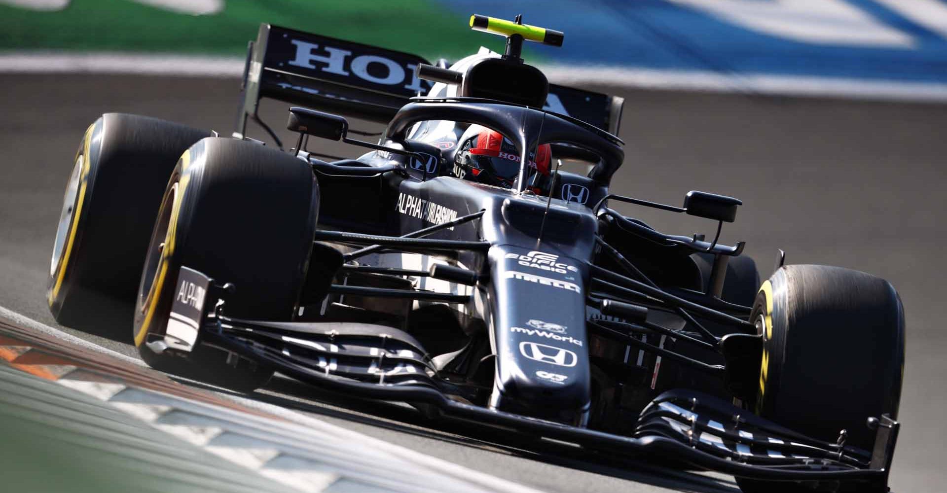 ZANDVOORT, NETHERLANDS - SEPTEMBER 05: Pierre Gasly of France driving the (10) Scuderia AlphaTauri AT02 Honda during the F1 Grand Prix of The Netherlands at Circuit Zandvoort on September 05, 2021 in Zandvoort, Netherlands. (Photo by Clive Rose - Formula 1/Formula 1 via Getty Images) // SI202109050918 // Usage for editorial use only //