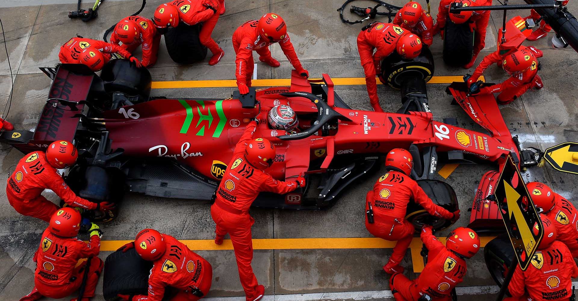 GP DELL’EMILIA ROMAGNA  F1/2021 - DOMENICA 18/04/2021 credit: @Scuderia Ferrari Press Office Charles Leclerc pitstop