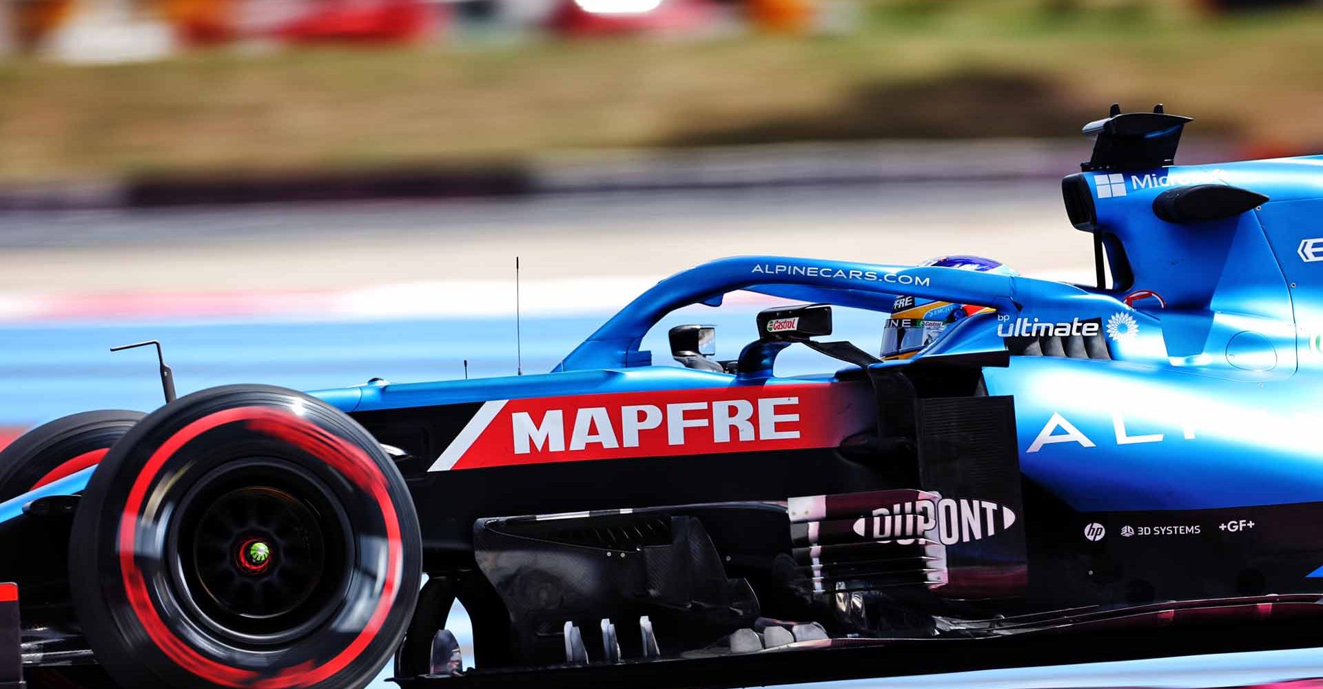 Fernando Alonso, Alpine, French Grand Prix