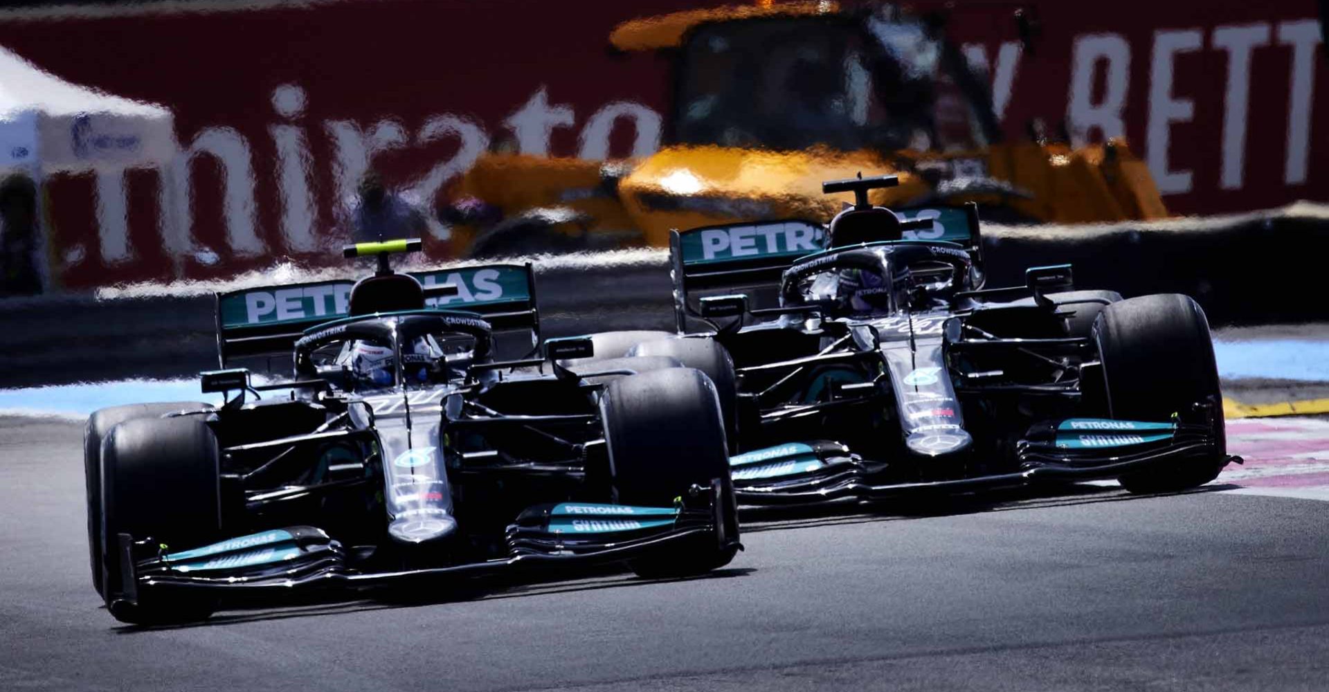 2021 French Grand Prix, Friday - Steve Etherington Valtteri Bottas Lewis Hamilton