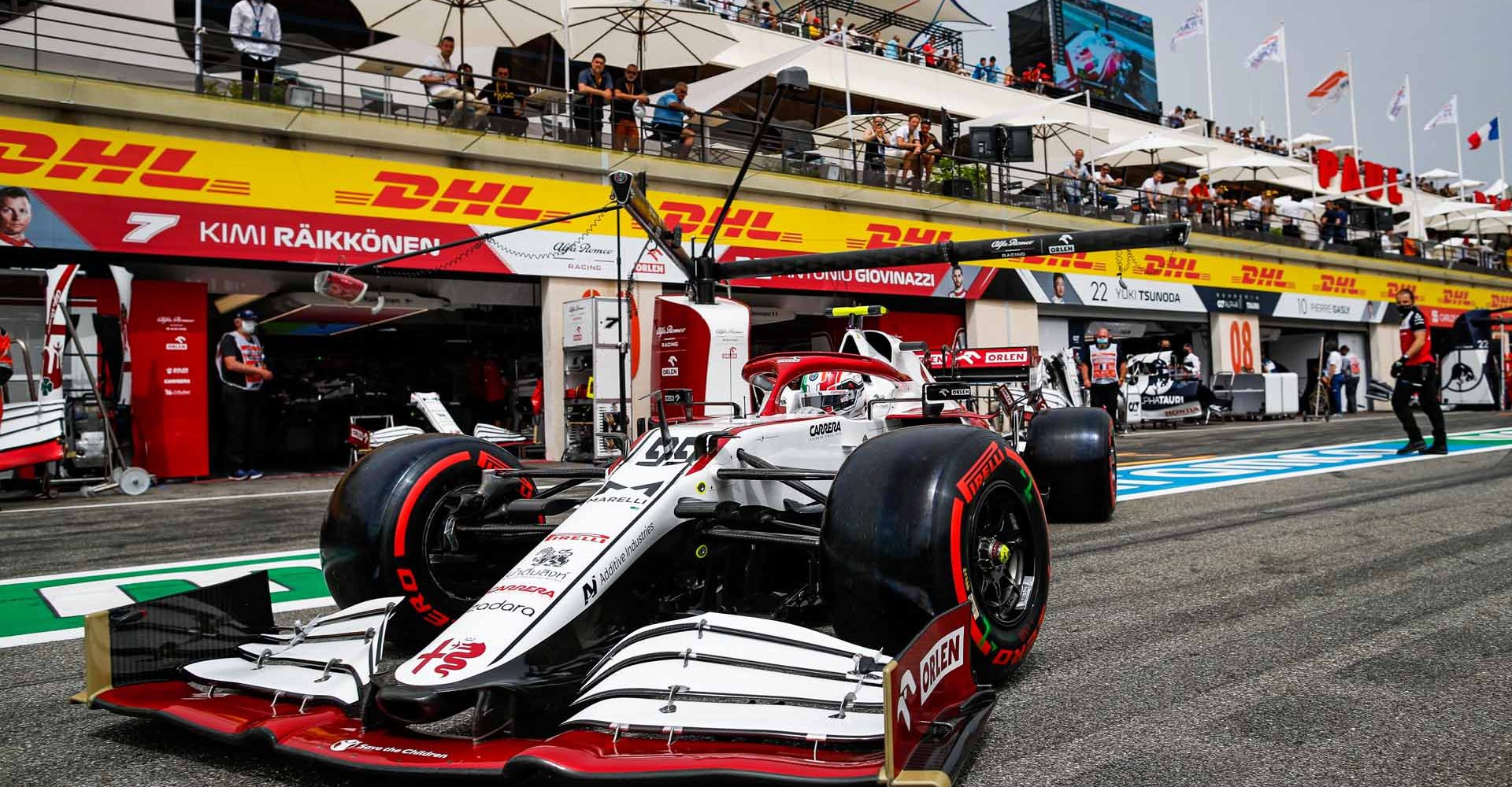 GIOVINAZZI Antonio (ita), Alfa Romeo Racing ORLEN C41, action during the Formula 1 Emirates Grand Prix de France 2021, 7th round of the 2021 FIA Formula One World Championship from June 18 to 20, 2021 on the Circuit Paul Ricard, in Le Castellet, France - Photo Florent Gooden / DPPI