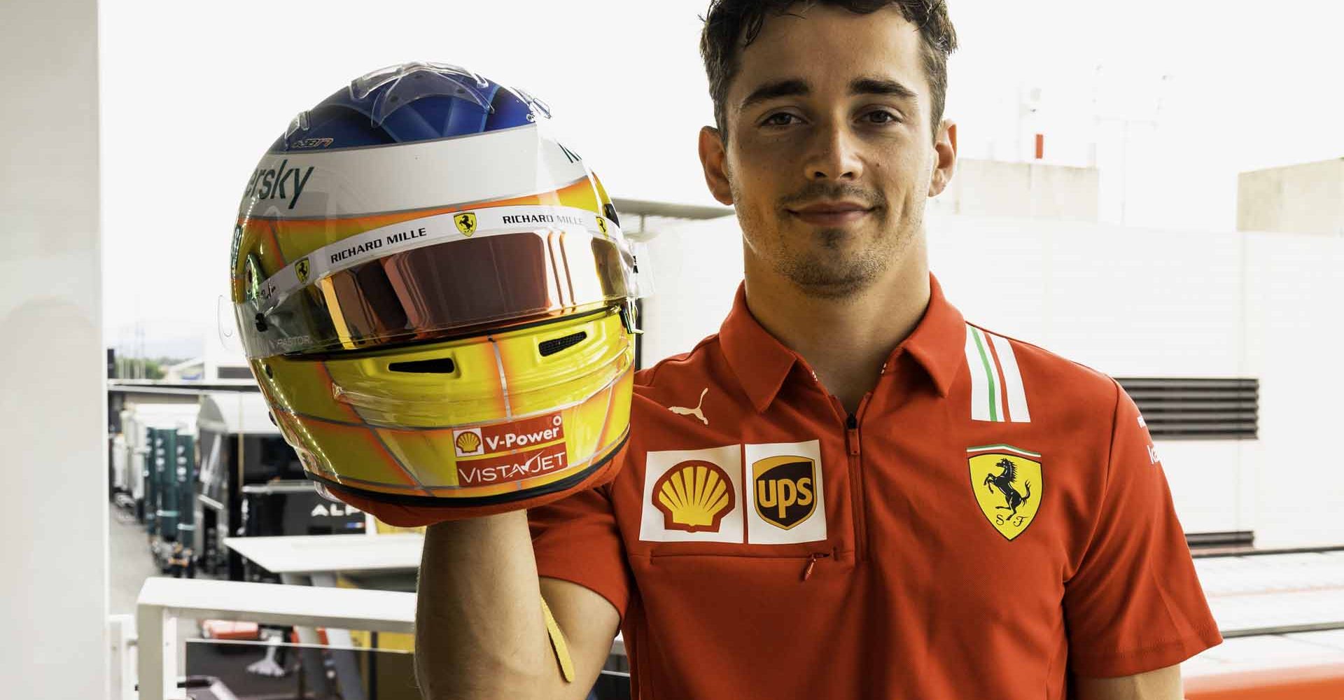 GP FRANCIA F1/2021 - GIOVEDÌ 17/06/2021 
 credit: @Scuderia Ferrari Press Office Charles Leclerc Helmet