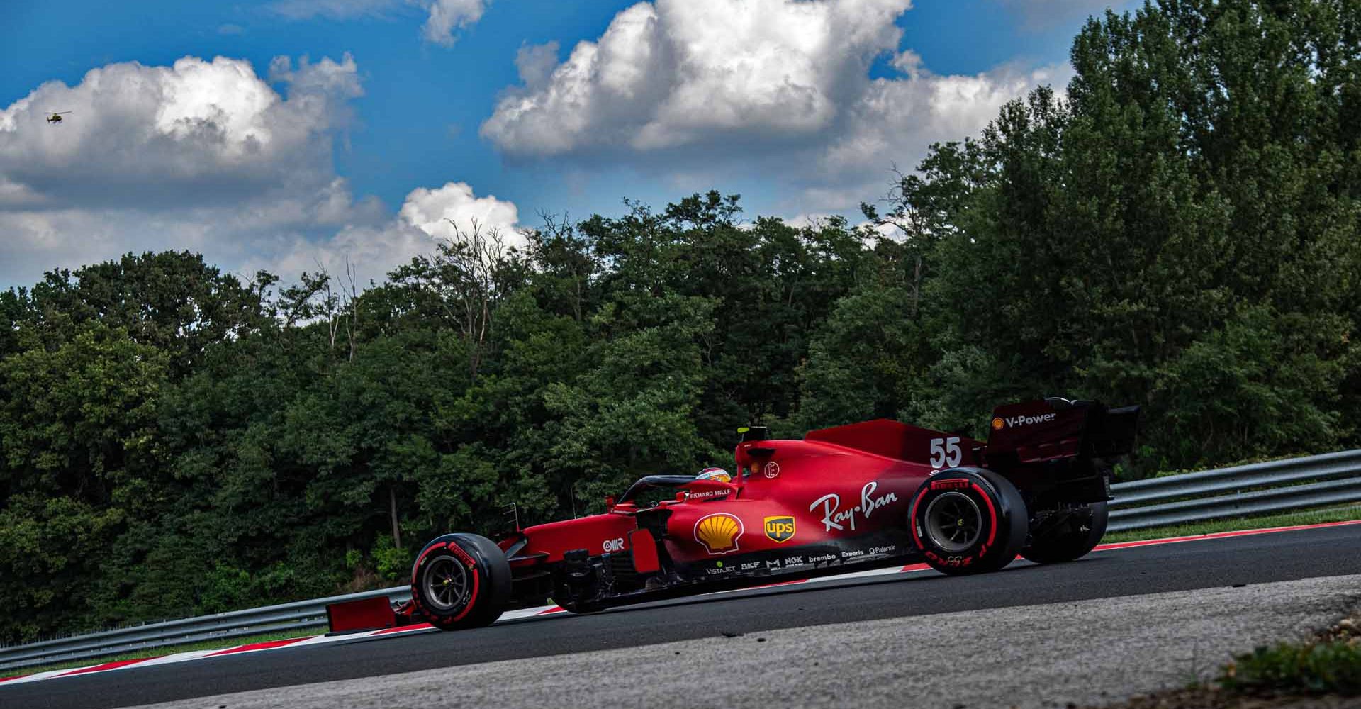 GP UNGHERIA F1/2021 - SABATO 31/07/2021 
 credit: @Scuderia Ferrari Press Office Carlos Sainz