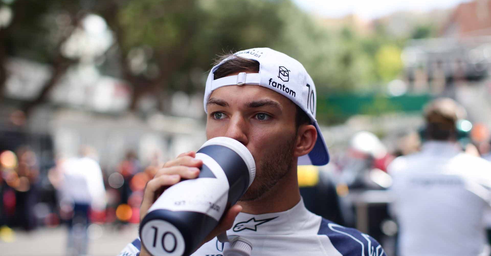 MONTE-CARLO, MONACO - MAY 23: Pierre Gasly of France and Scuderia AlphaTauri prepares to drive on the grid prior to the F1 Grand Prix of Monaco at Circuit de Monaco on May 23, 2021 in Monte-Carlo, Monaco. (Photo by Peter Fox/Getty Images)