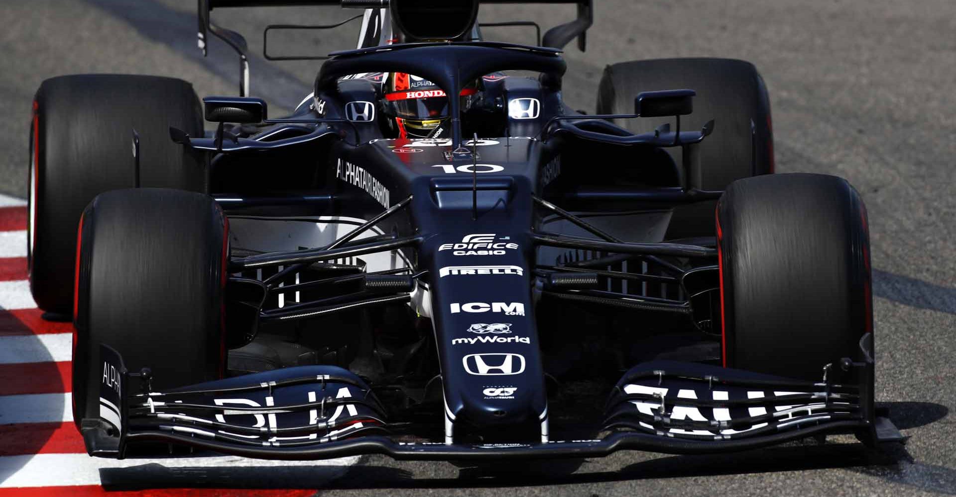 MONTE-CARLO, MONACO - MAY 23: Pierre Gasly of France driving the (10) Scuderia AlphaTauri AT02 Honda during the F1 Grand Prix of Monaco at Circuit de Monaco on May 23, 2021 in Monte-Carlo, Monaco. (Photo by Mark Thompson/Getty Images)