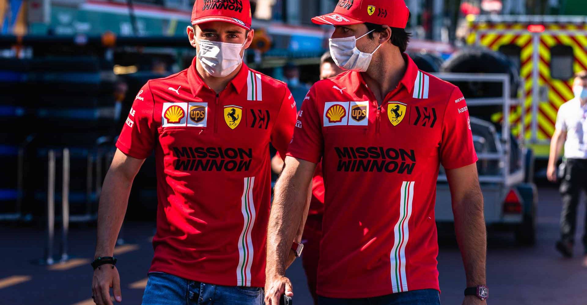 Charles Leclerc Carlos Sainz