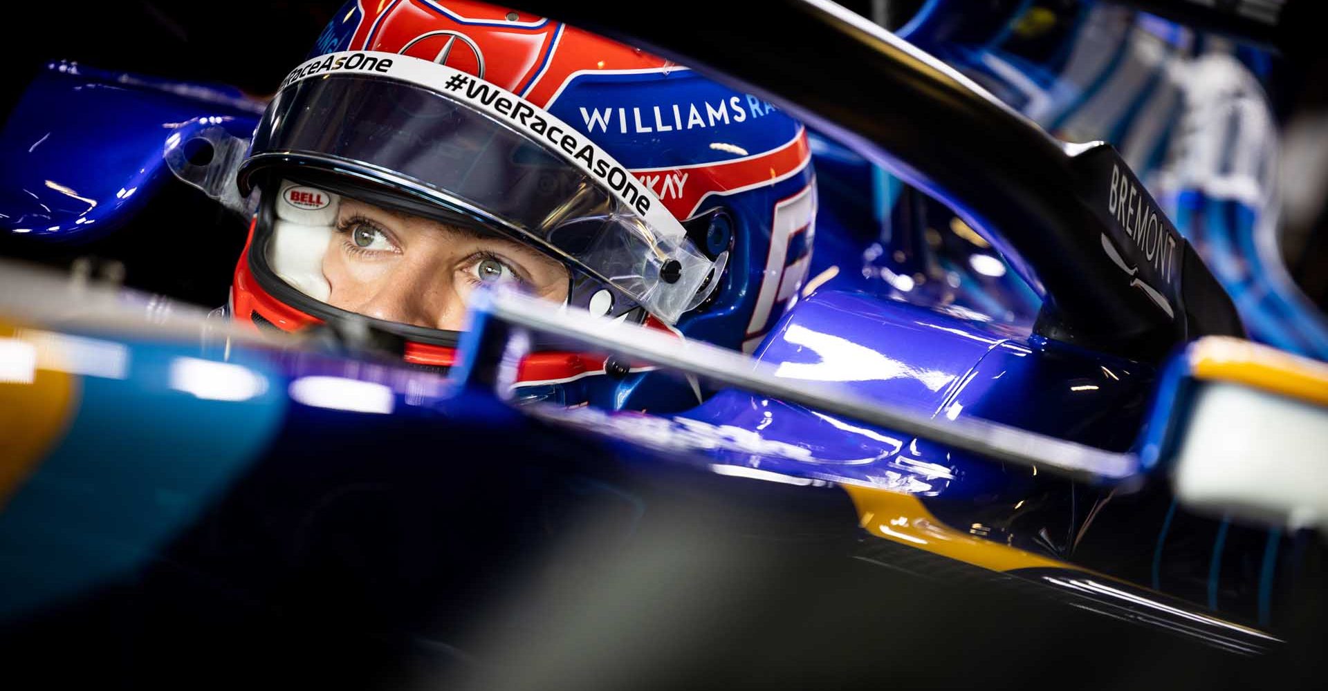 George Russell (GBR) Williams Racing FW43B.
Portuguese Grand Prix, Friday 30th April 2021. Portimao, Portugal.