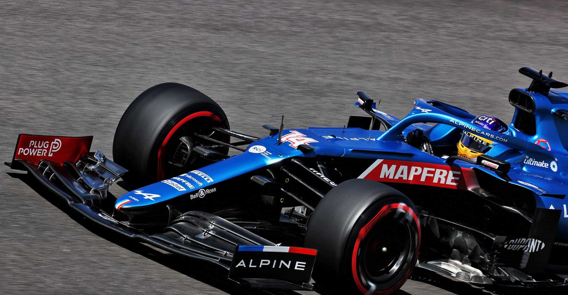 Fernando Alonso (ESP) Alpine F1 Team A521.
Portuguese Grand Prix, Saturday 1st May 2021. Portimao, Portugal.