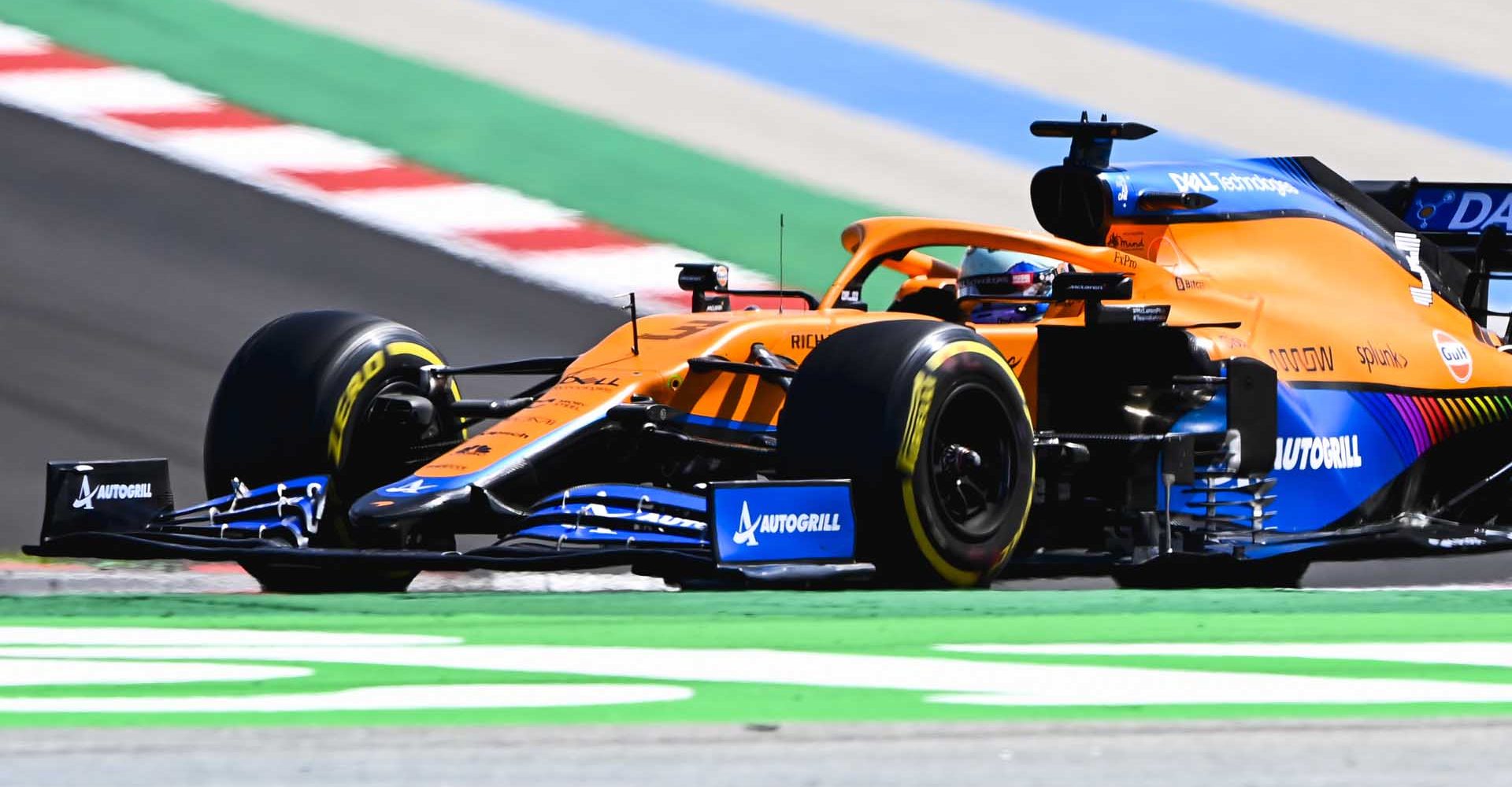 Daniel Ricciardo, McLaren MCL35M side on