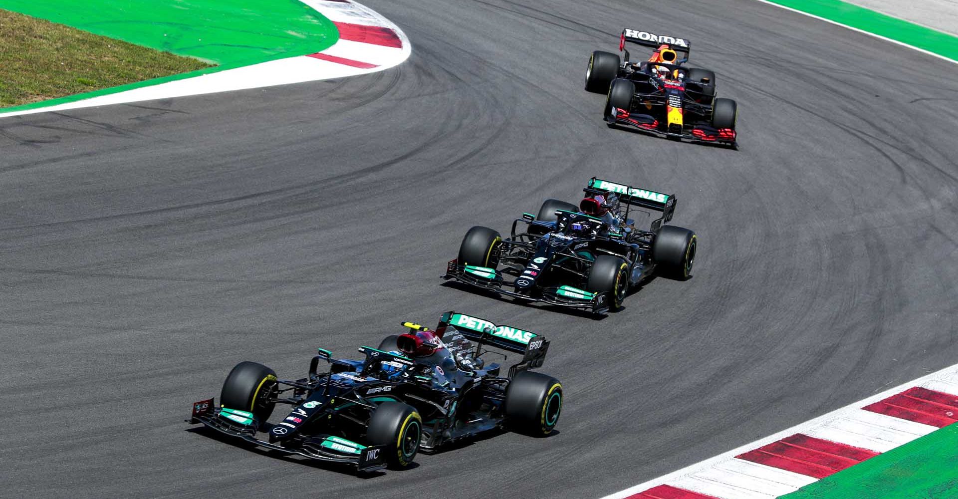 Valtteri Bottas, Lewis Hamilton, Max Verstappen