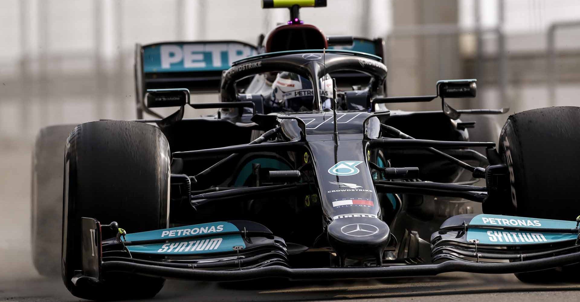 2021 Qatar Grand Prix, Friday - Jiri Krenek Valtteri Bottas Mercedes