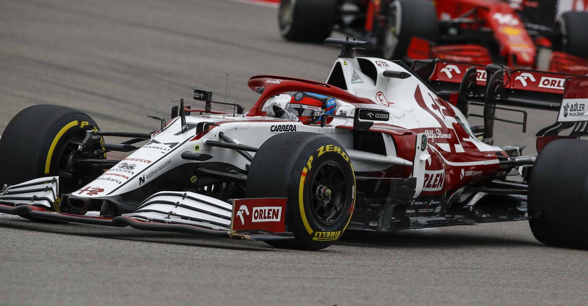 07 RAIKKONEN Kimi  Räikkönen (fin), Alfa Romeo Racing ORLEN C41, action during the Formula 1 VTB Russian Grand Prix 2021, 15th round of the 2021 FIA Formula One World Championship from September 24 to 26, 2021 on the Sochi Autodrom, in Sochi, Russia - Photo Xavi Bonilla / DPPI