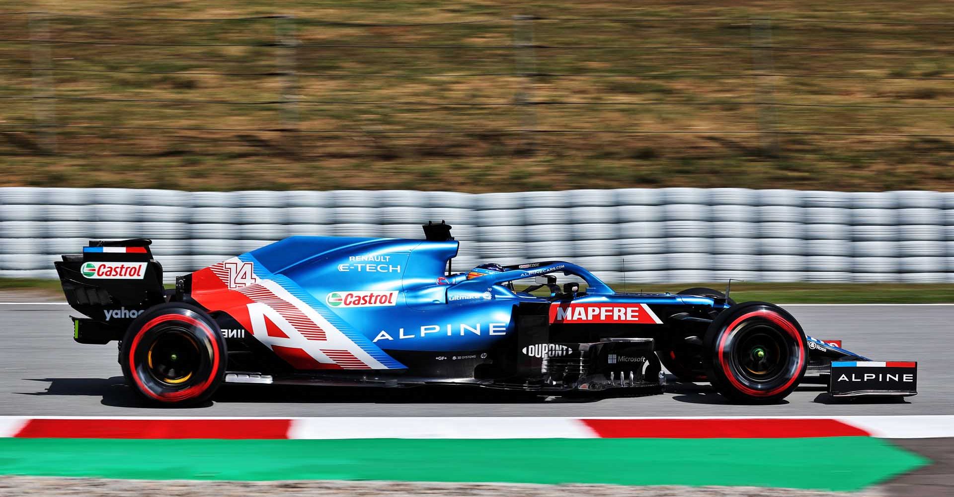 Fernando Alonso (ESP) Alpine F1 Team A521.
Spanish Grand Prix, Friday 7th May 2021. Barcelona, Spain.