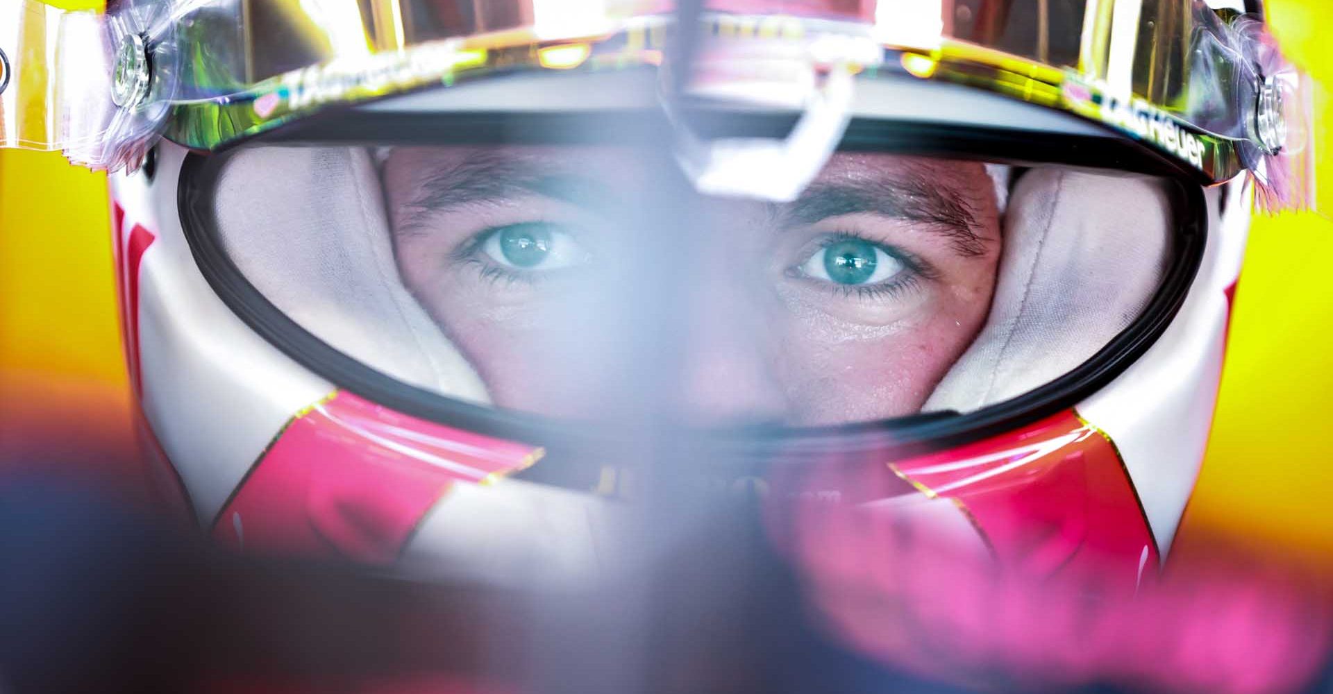 BARCELONA, SPAIN - MAY 07: Max Verstappen of Netherlands and Red Bull Racing prepares to drive in the garage during practice for the F1 Grand Prix of Spain at Circuit de Barcelona-Catalunya on May 07, 2021 in Barcelona, Spain. (Photo by Mark Thompson/Getty Images,)