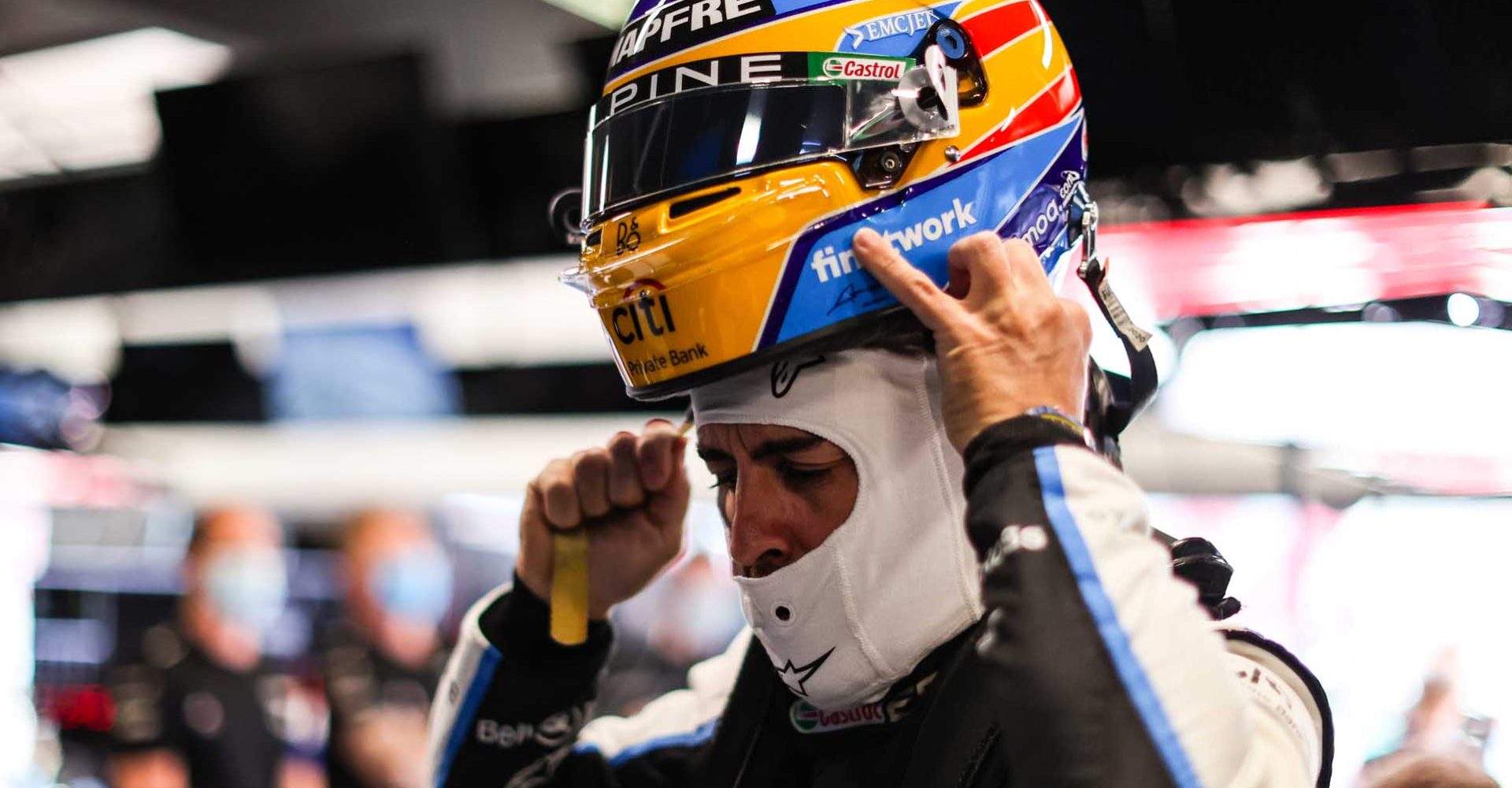 Fernando Alonso (ESP) Alpine F1 Team.
Spanish Grand Prix, Saturday 8th May 2021. Barcelona, Spain.