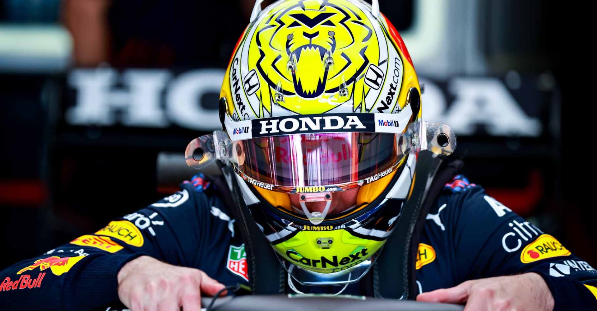 SPIELBERG, AUSTRIA - JUNE 25: Max Verstappen of Netherlands and Red Bull Racing prepares to drive during practice ahead of the F1 Grand Prix of Styria at Red Bull Ring on June 25, 2021 in Spielberg, Austria. (Photo by Mark Thompson/Getty Images)