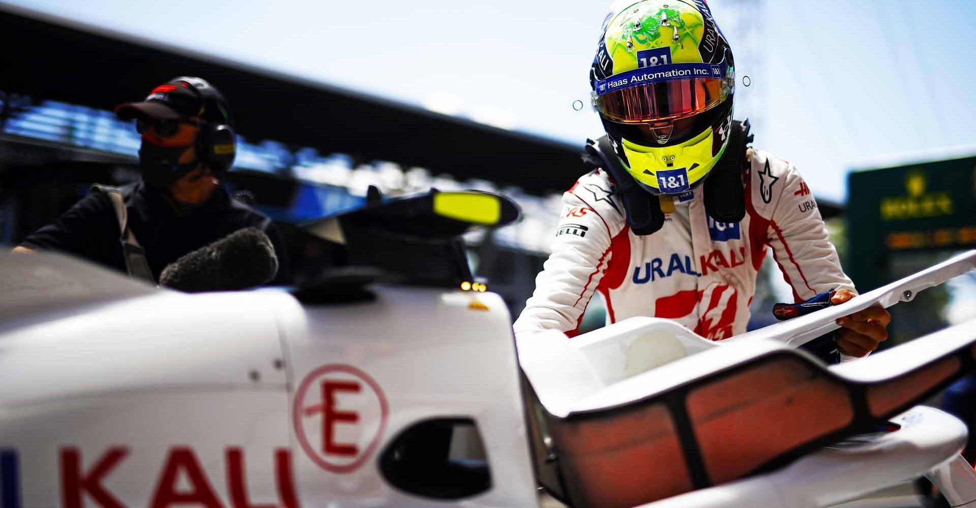 RED BULL RING, AUSTRIA - JUNE 26: Mick Schumacher, Haas F1 during the Styrian GP at Red Bull Ring on Saturday June 26, 2021 in Spielberg, Austria. (Photo by Andy Hone / LAT Images)