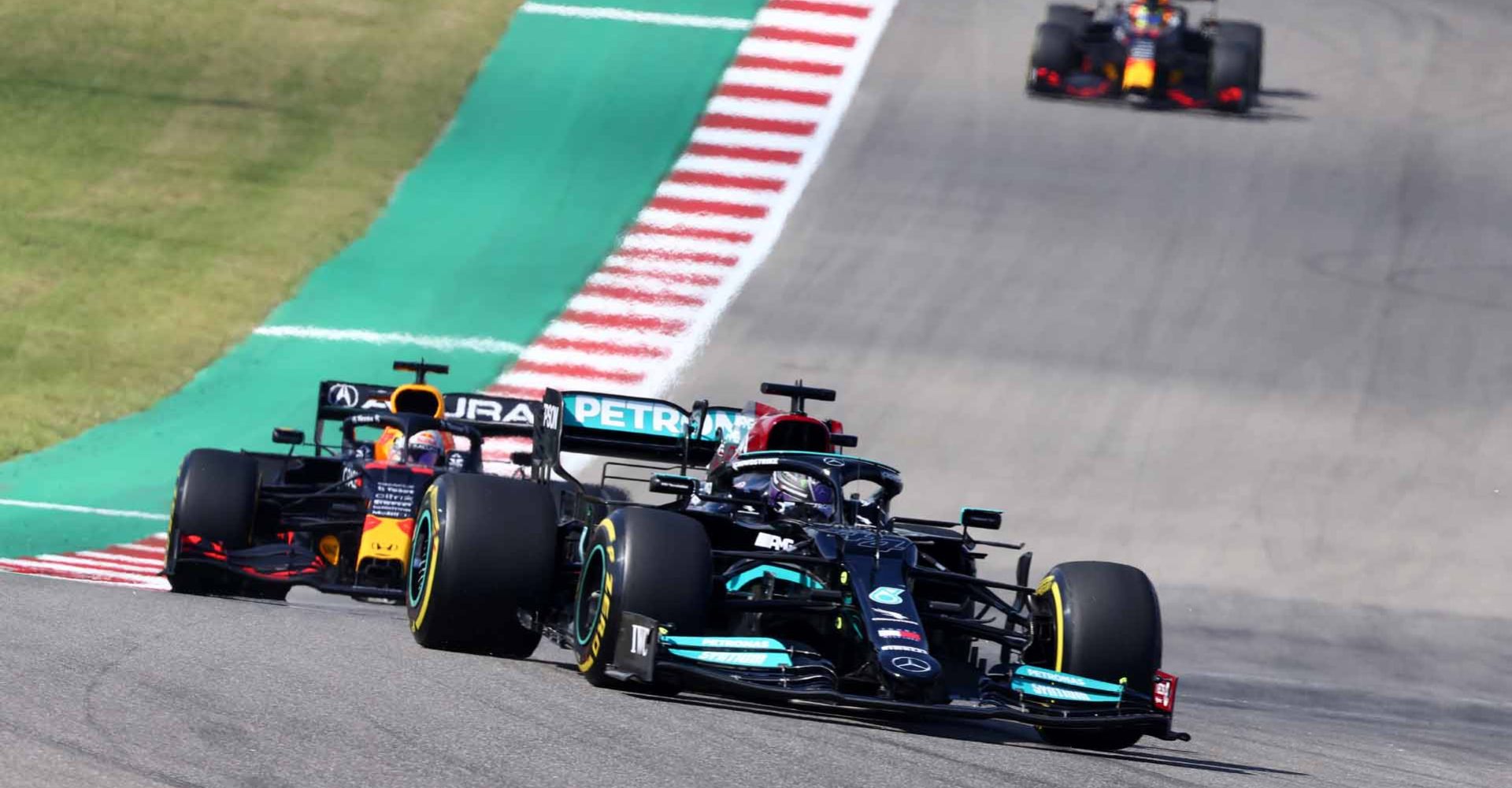 2021 United States Grand Prix, Sunday - Steve Etherington Lewis Hamilton Max Verstappen