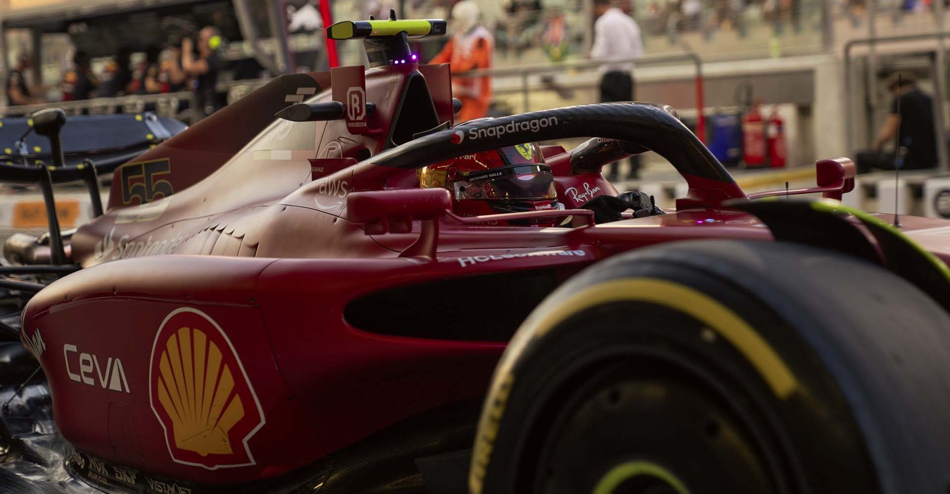 FERRARI F1 GP ABU DHABI VEN 18/11/2022 credit @Scuderia Ferrari Press Office Carlos Sainz