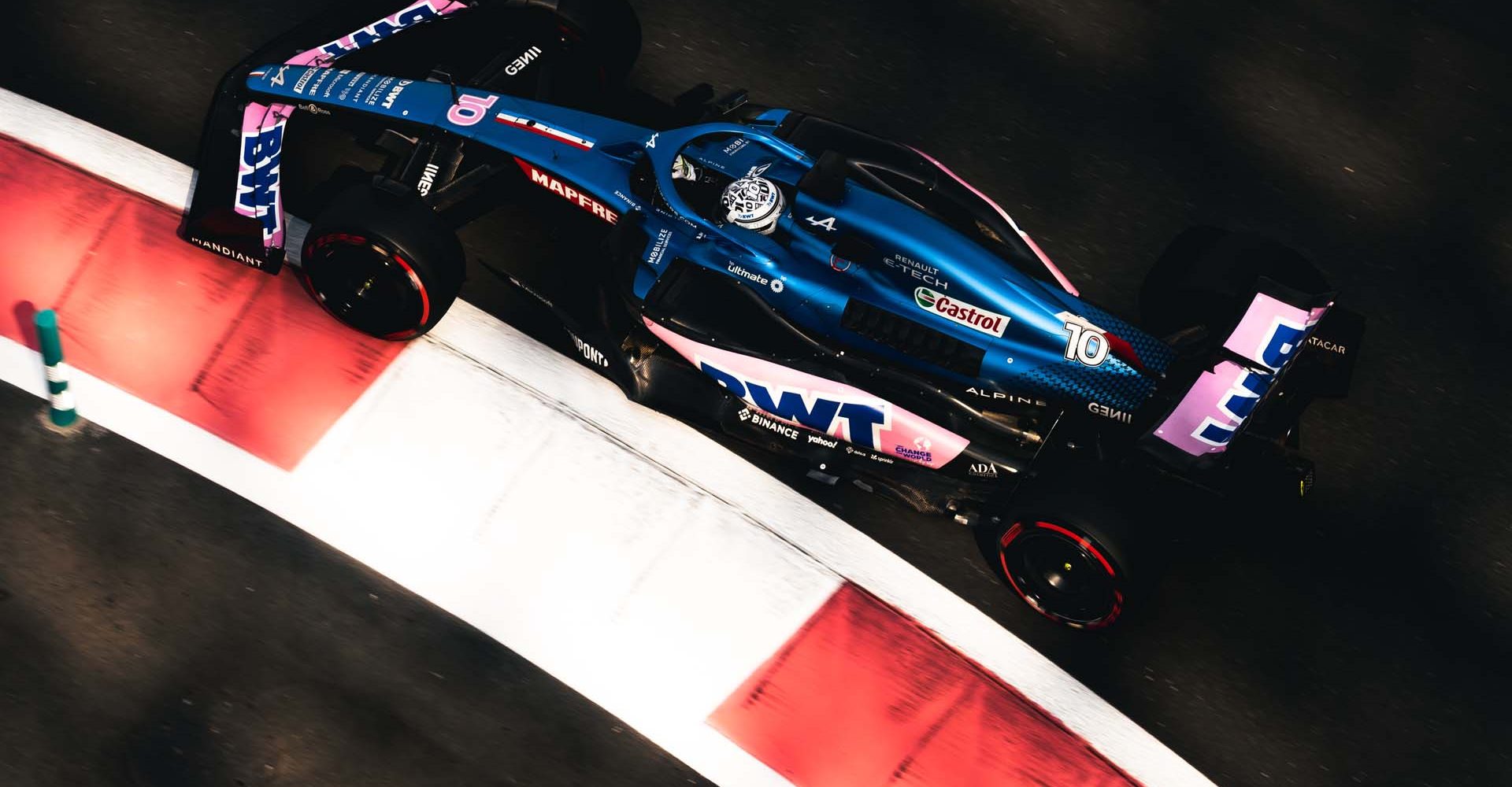 Pierre Gasly (FRA) Alpine F1 Team A522.  Formula One Testing, Tuesday 22nd November 2022. Yas Marina Circuit, Abu Dhabi, UAE.