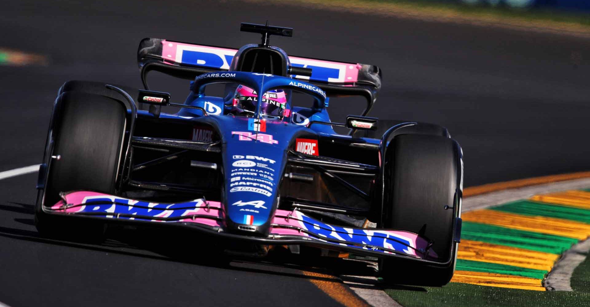 Fernando Alonso (ESP) Alpine F1 Team A522.  Australian Grand Prix, Friday 8th April 2022. Albert Park, Melbourne, Australia.