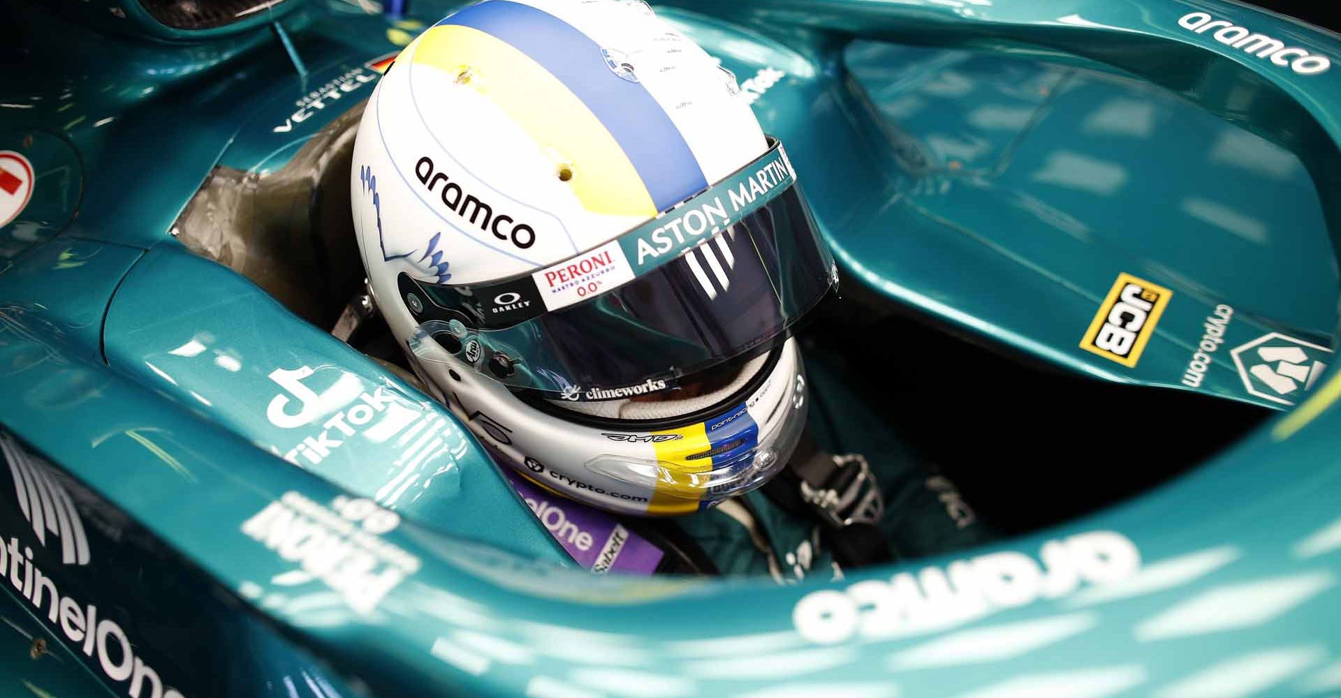 Portrait, garage, helmet, TS-Live, Albert Park, GP2203a, F1, GP, Australia
Sebastian Vettel, Aston Martin, in cockpit