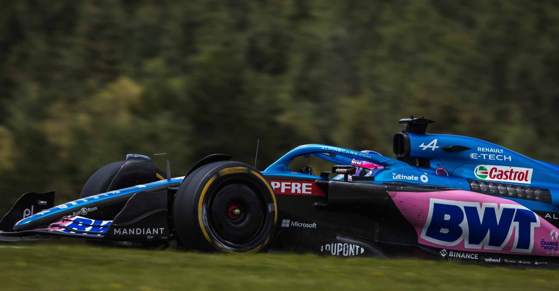 Fernando Alonso (ESP) Alpine F1 Team A522.  Austrian Grand Prix, Saturday 9th July 2022. Spielberg, Austria.