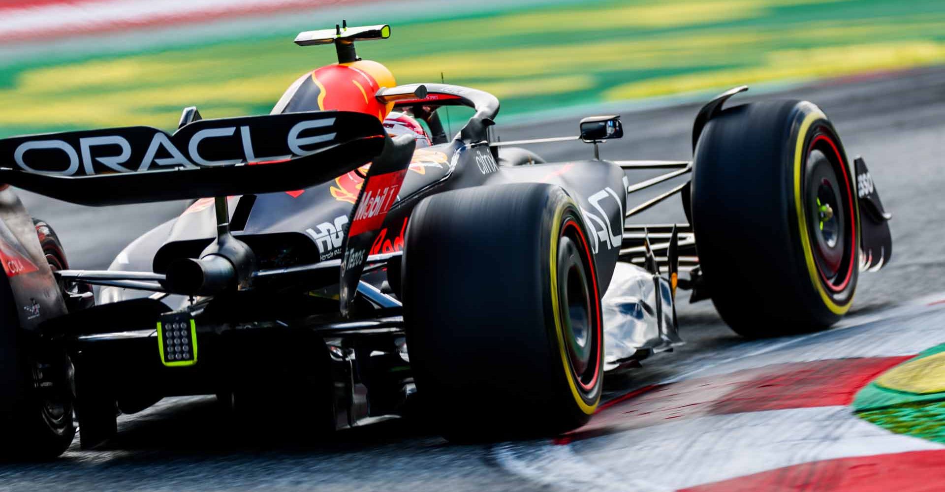 SPIELBERG, AUSTRIA - JULY 09: Sergio Perez of Mexico and Red Bull Racing  during the F1 Grand Prix of Austria Sprint race at Red Bull Ring on July 09, 2022 in Spielberg, Austria. (Photo by Peter Fox/Getty Images)