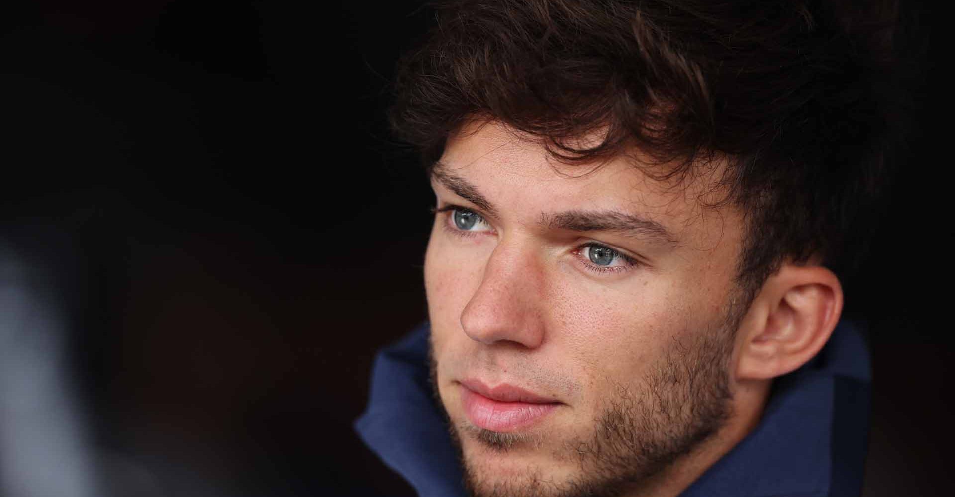 SPIELBERG, AUSTRIA - JULY 07: Pierre Gasly of France and Scuderia AlphaTauri talks to the media in the Paddock during previews ahead of the F1 Grand Prix of Austria at Red Bull Ring on July 07, 2022 in Spielberg, Austria. (Photo by Peter Fox/Getty Images)