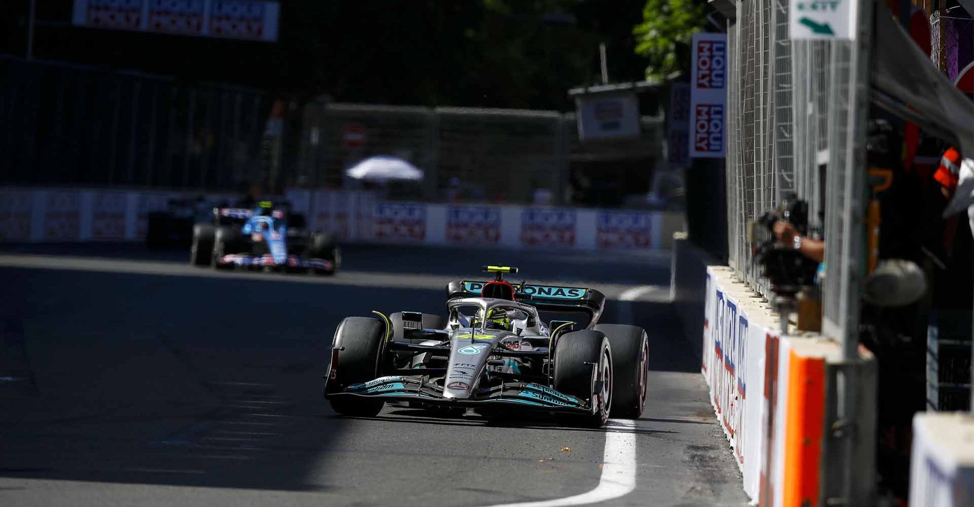 2022 Azerbaijan Grand Prix, Sunday - Wolfgang Wilhelm Lewis Hamilton