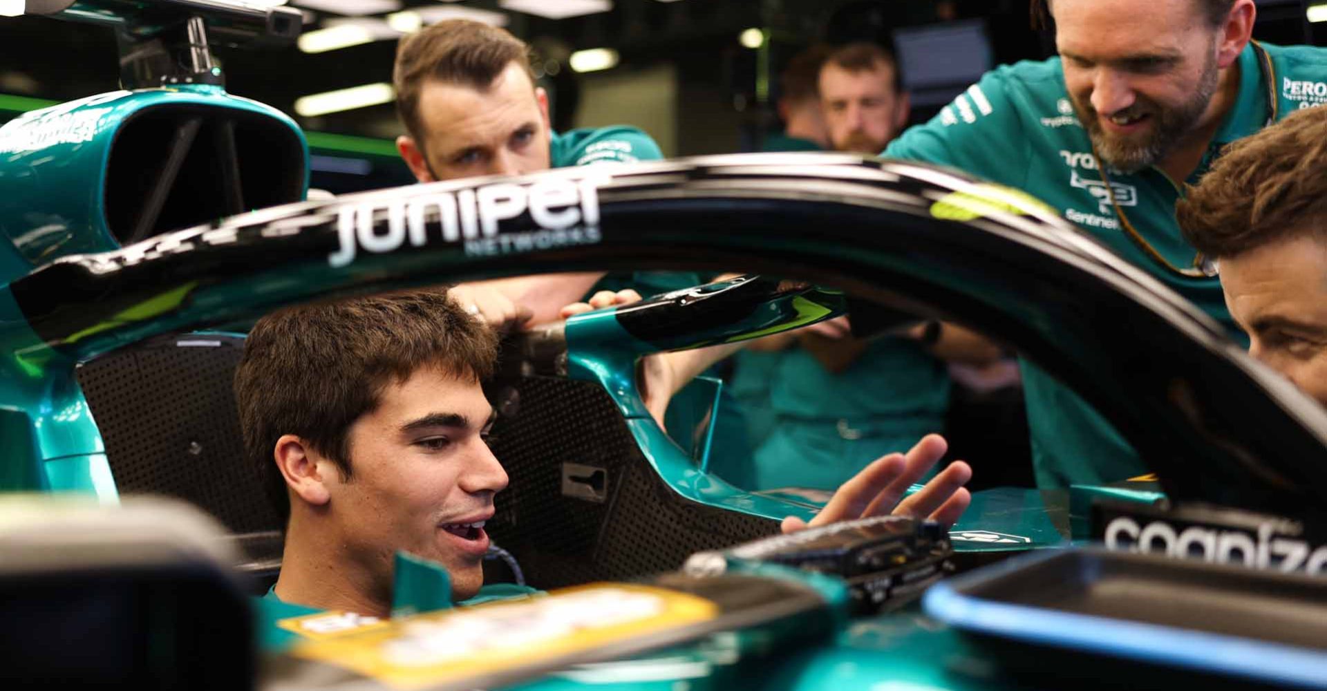 portrait, Baku City Circuit, GP2208a, F1, GP, Azerbaijan
Lance Stroll, Aston Martin, inside the cockpit