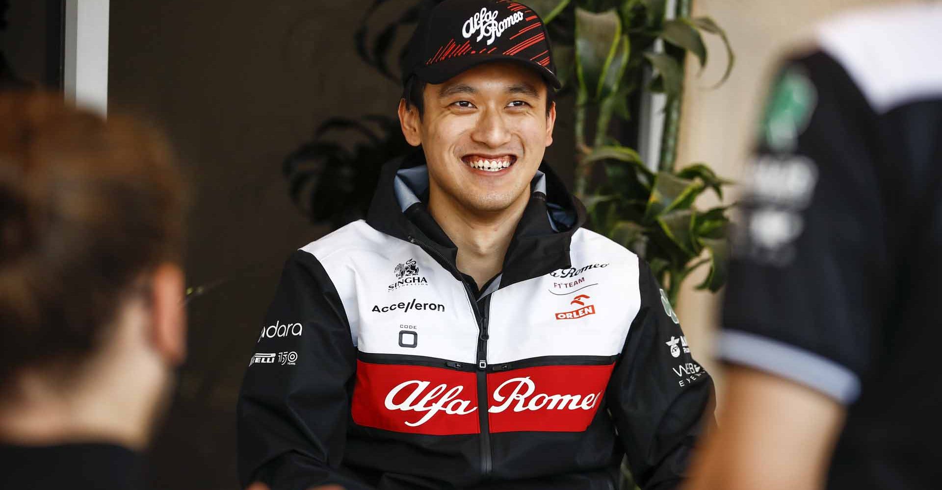 ZHOU Guanyu (chi), Alfa Romeo F1 Team ORLEN C42, portrait during the Formula 1 Gulf Air Bahrain Grand Prix 2022, 1st round of the 2022 FIA Formula One World Championship, on the Bahrain International Circuit, from March 18 to 20, 2022 in Sakhir, Bahrain - Photo Xavi Bonilla / DPPI