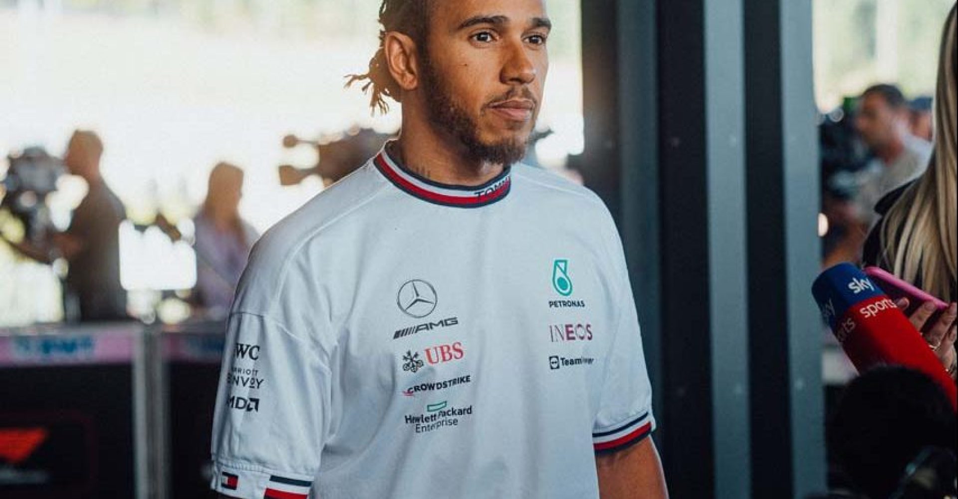 2022 Belgian Grand Prix, Sunday - Stephen Reuss Lewis Hamilton