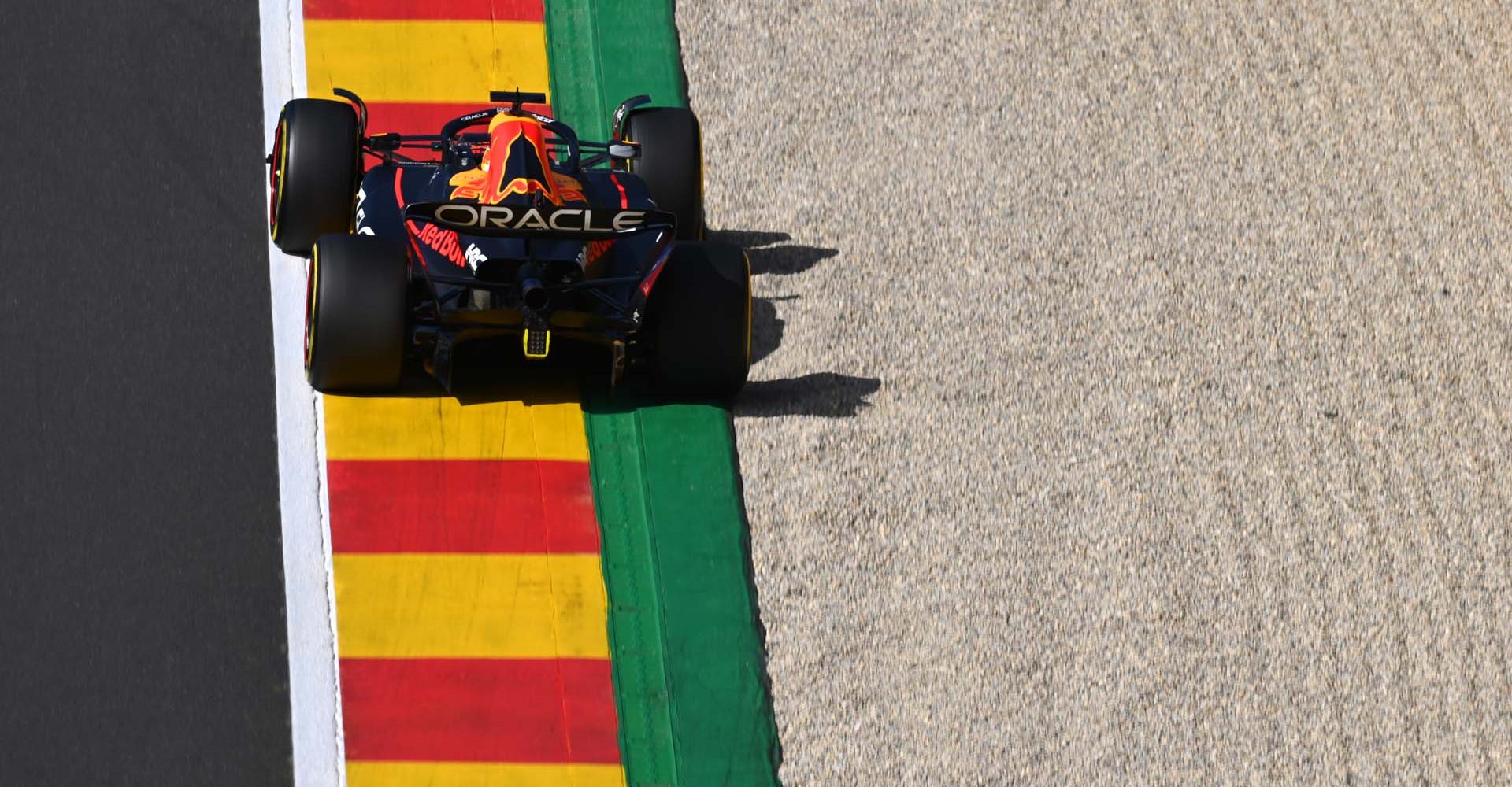 SPA, BELGIUM - AUGUST 28: Max Verstappen of the Netherlands driving the (1) Oracle Red Bull Racing RB18 on track during the F1 Grand Prix of Belgium at Circuit de Spa-Francorchamps on August 28, 2022 in Spa, Belgium. (Photo by Dan Mullan/Getty Images)